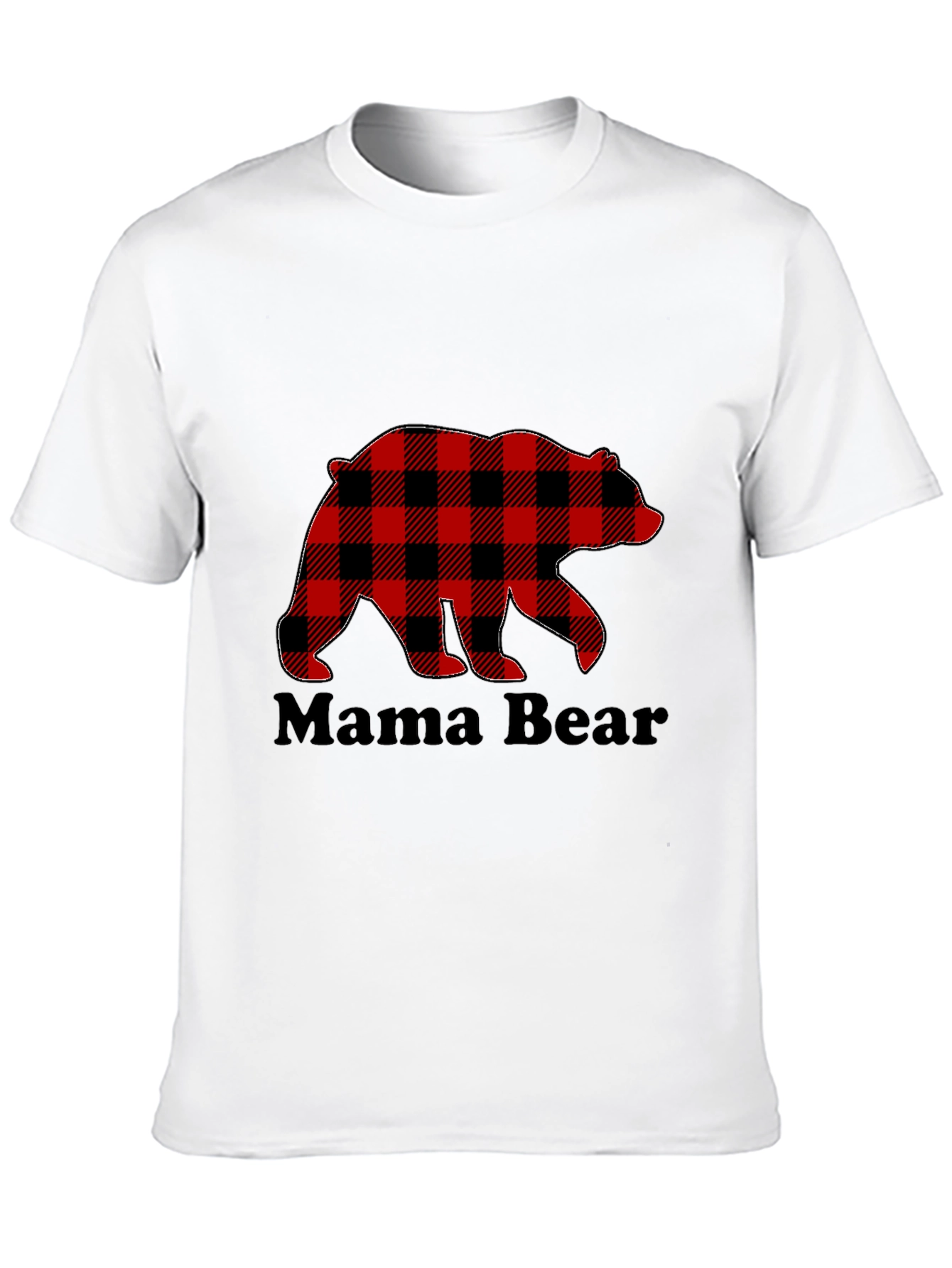 Mama Bear Plaid T-Shirt - Unisex Comfort