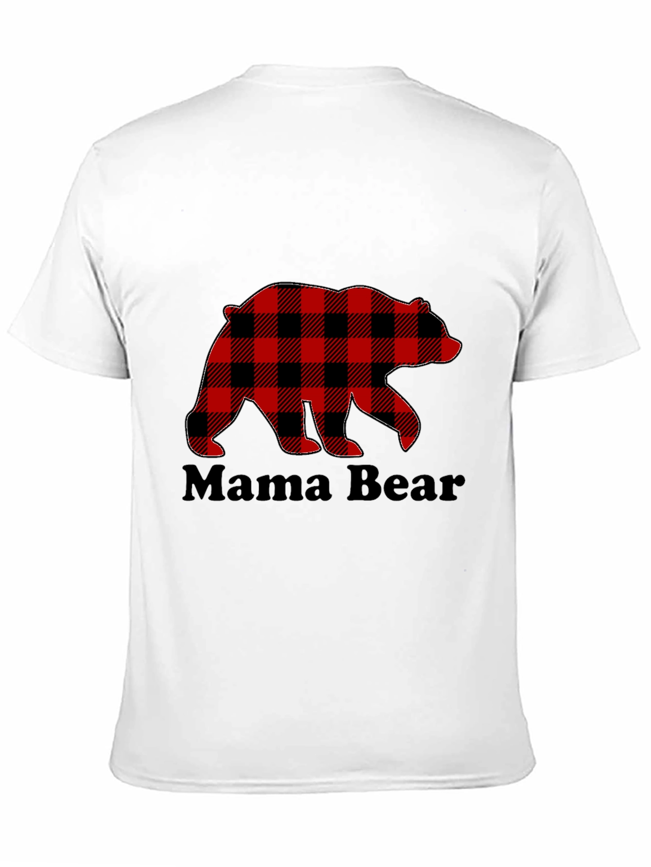 Mama Bear Plaid T-Shirt - Unisex Comfort
