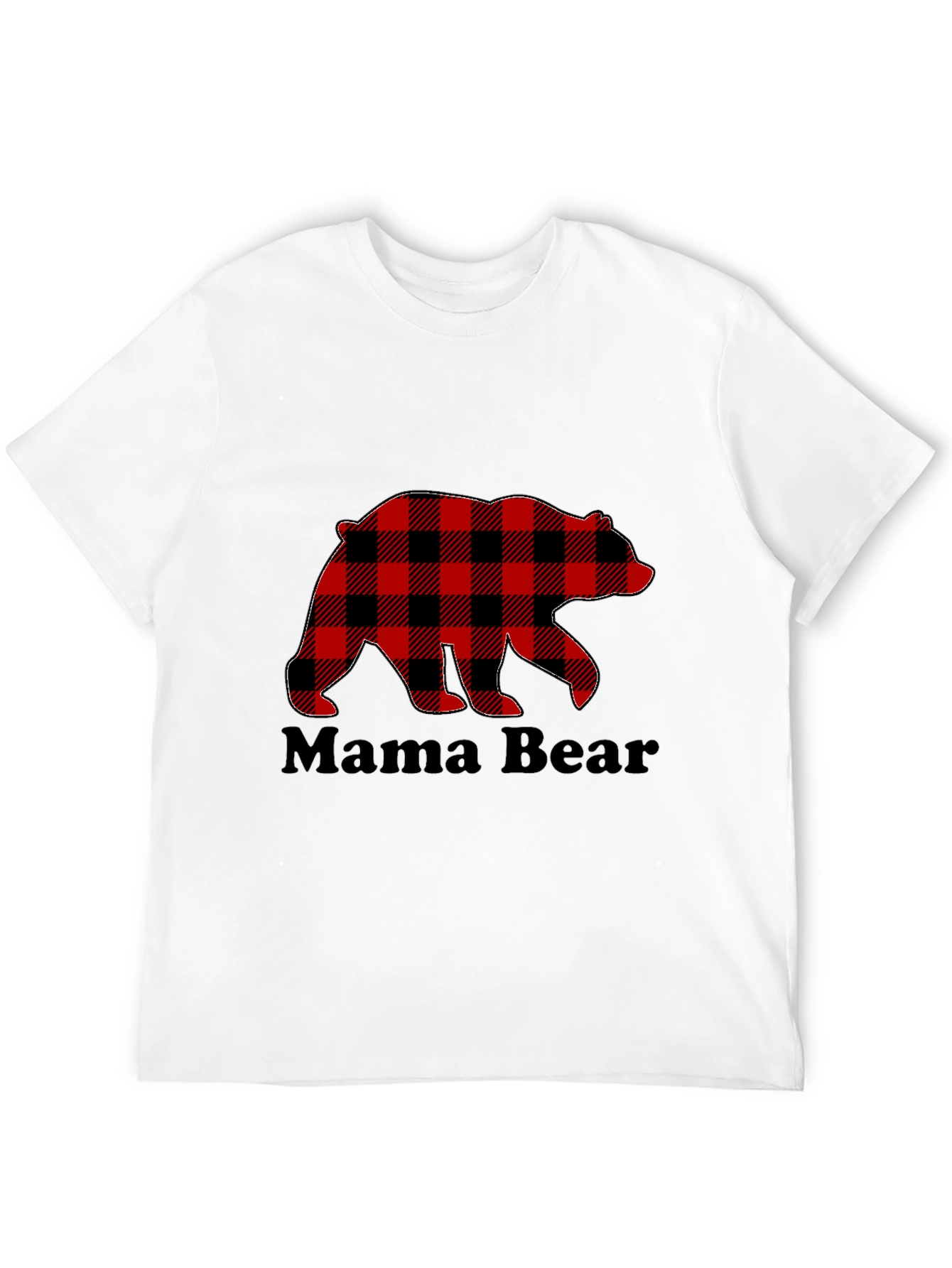 Mama Bear Plaid T-Shirt - Unisex Comfort