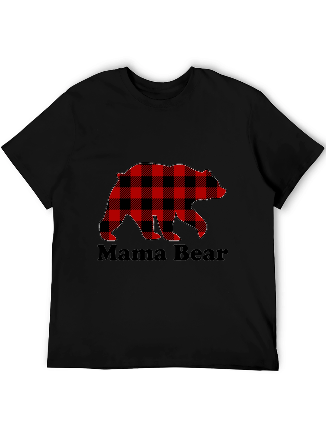 Mama Bear Plaid T-Shirt - Unisex Comfort