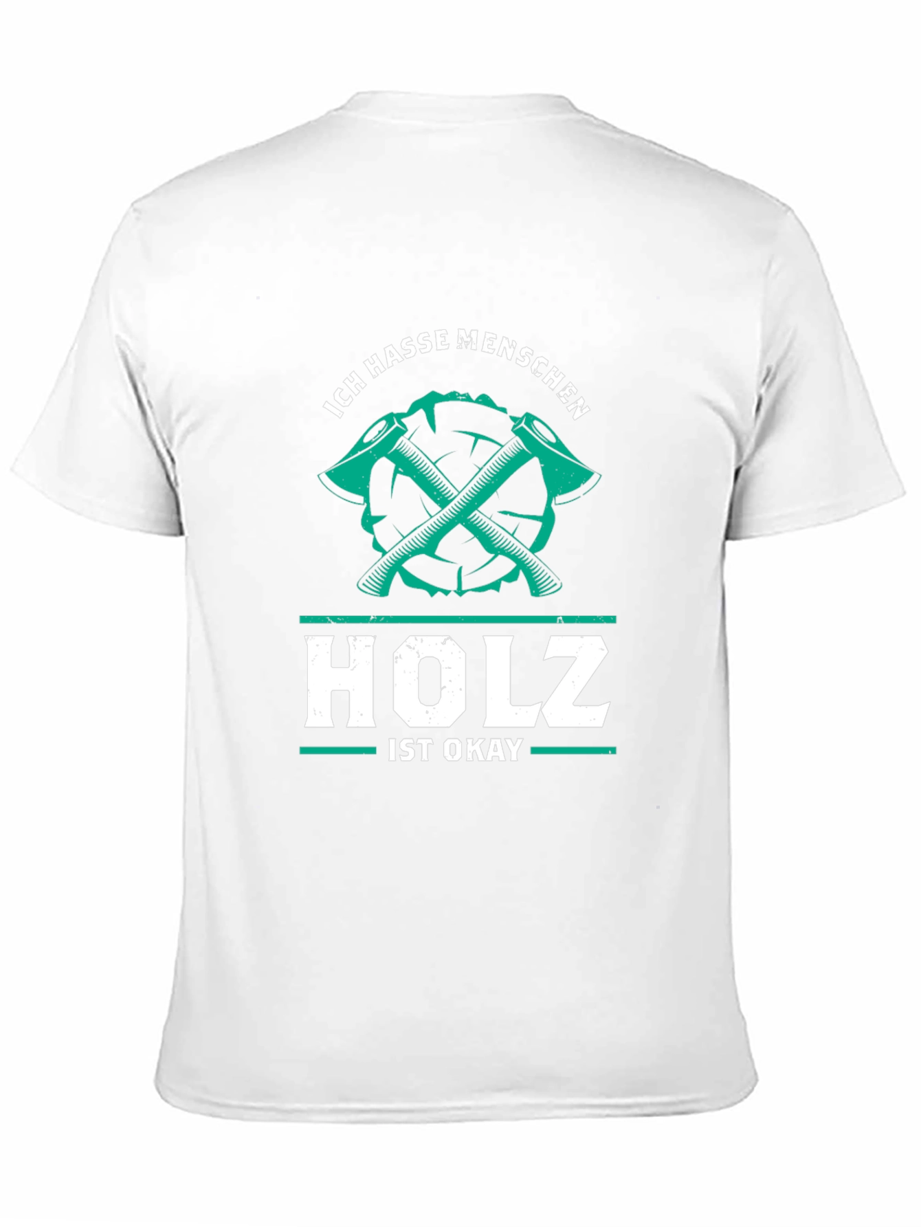 Ich Hasse Menschen Holz Ist Okay Graphic Tee