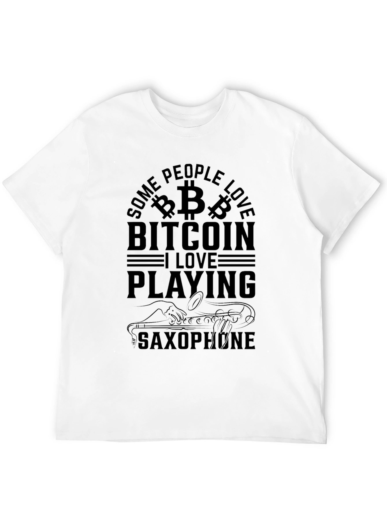 Bitcoin & Saxophone Lover T-Shirt