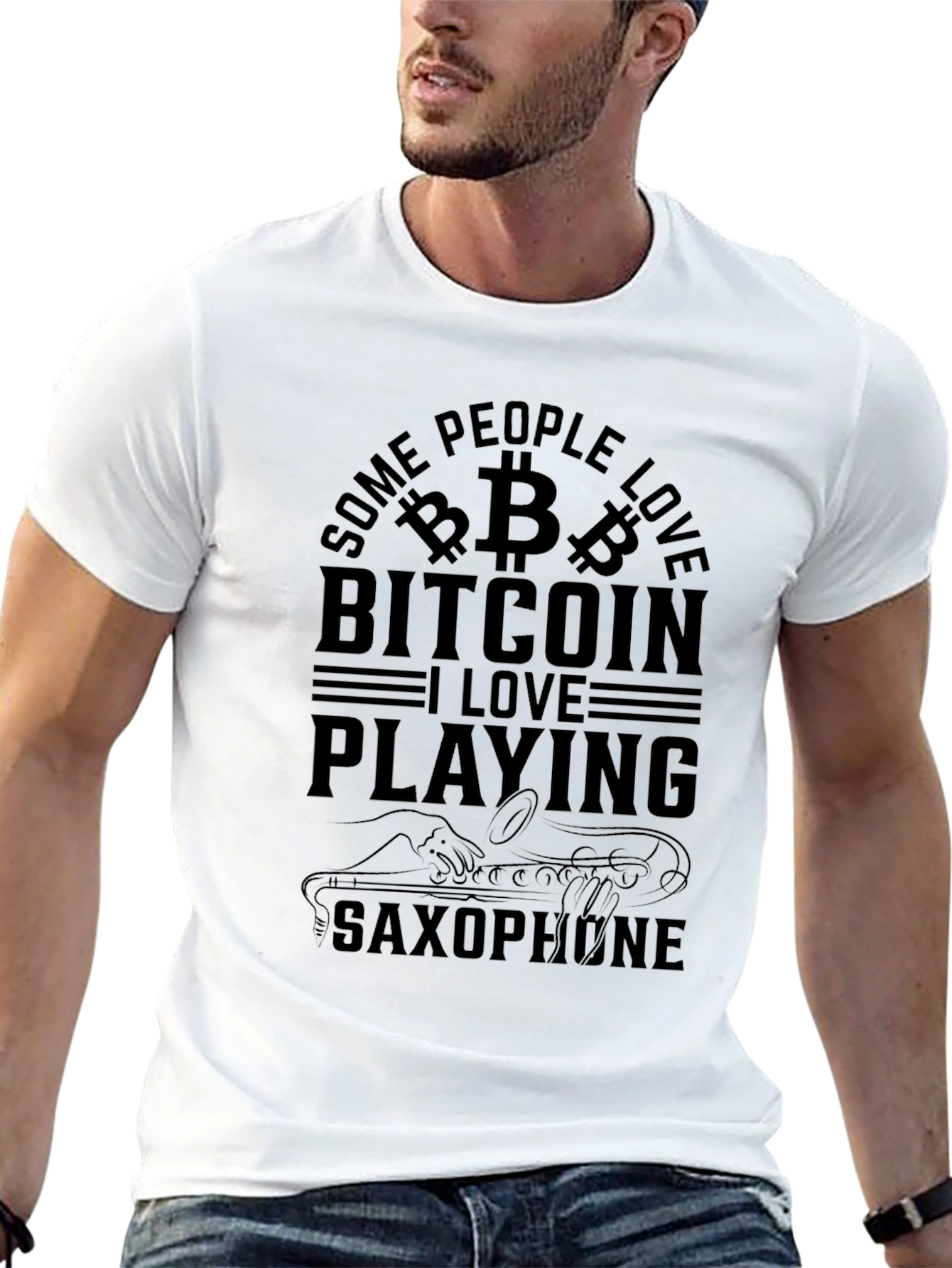 Bitcoin & Saxophone Lover T-Shirt