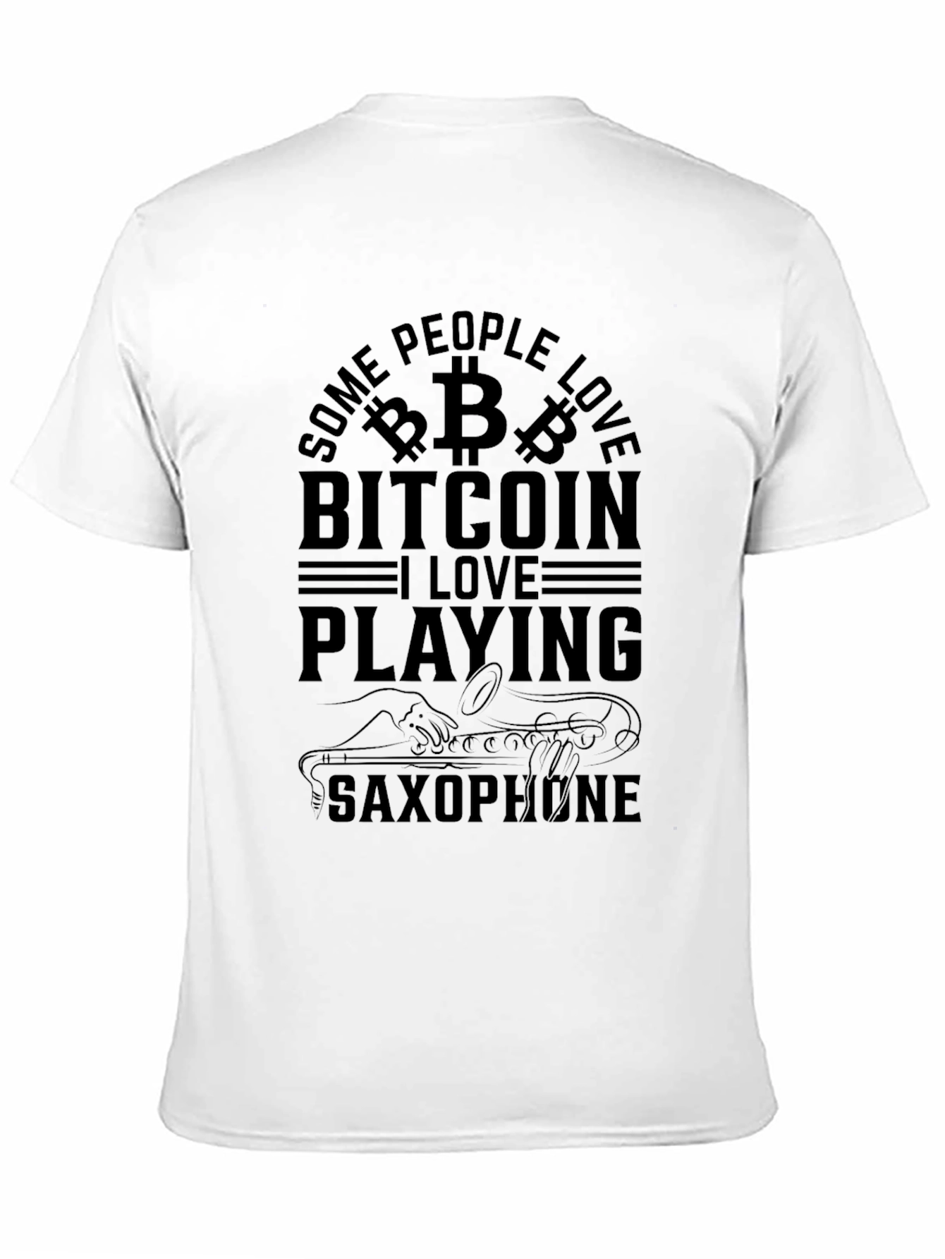 Bitcoin & Saxophone Lover T-Shirt