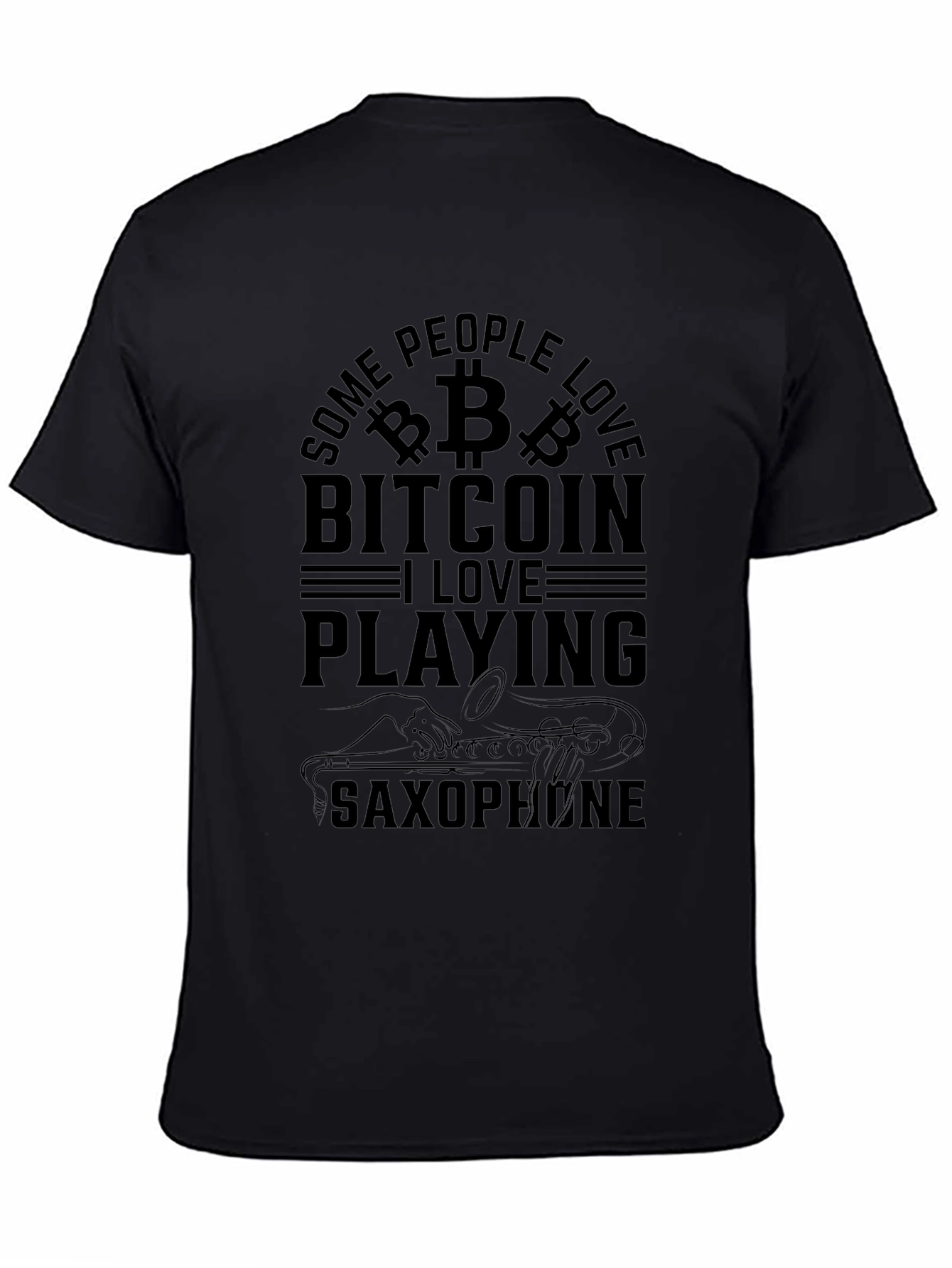 Bitcoin & Saxophone Lover T-Shirt