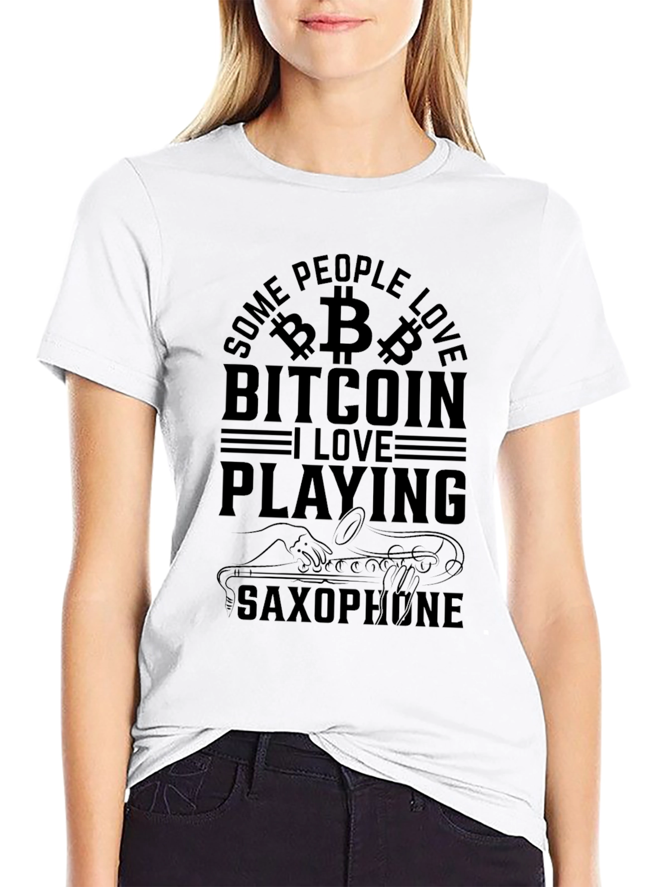 Bitcoin & Saxophone Lover T-Shirt