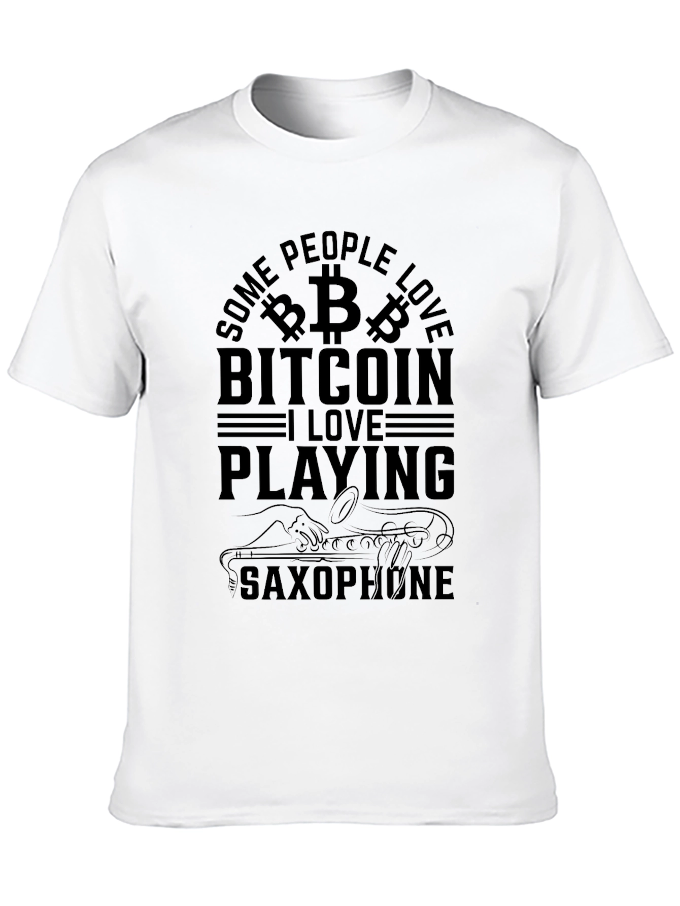 Bitcoin & Saxophone Lover T-Shirt