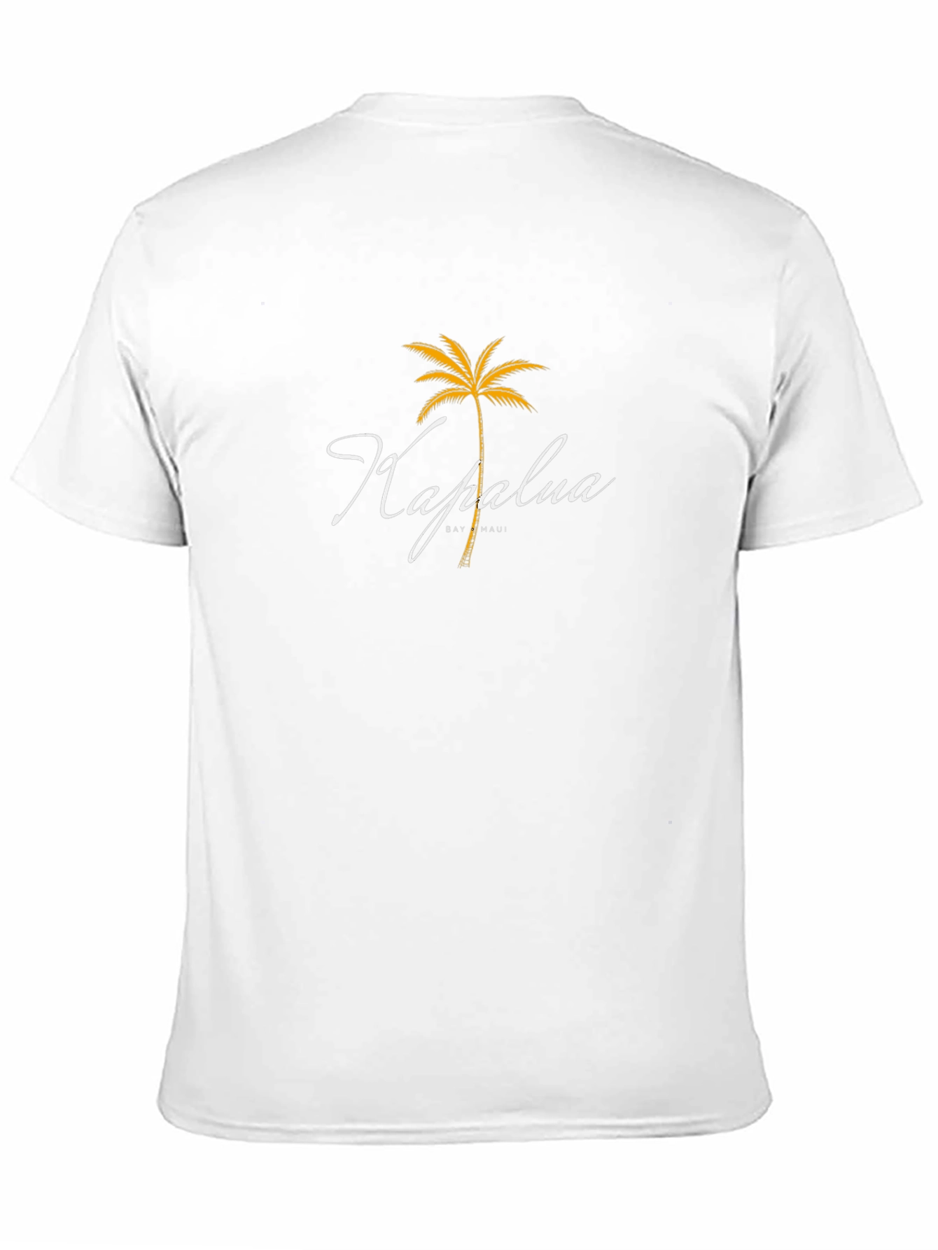 Kapalua Maui Black T-Shirt - Palm Tree Design