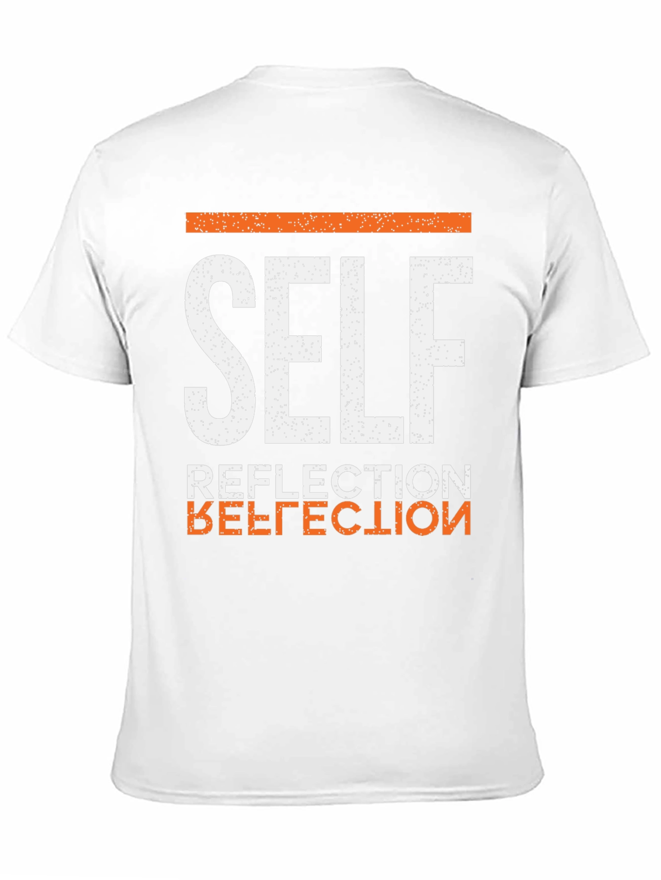 Self Reflection Graphic Tee - Trendy Black Shirt
