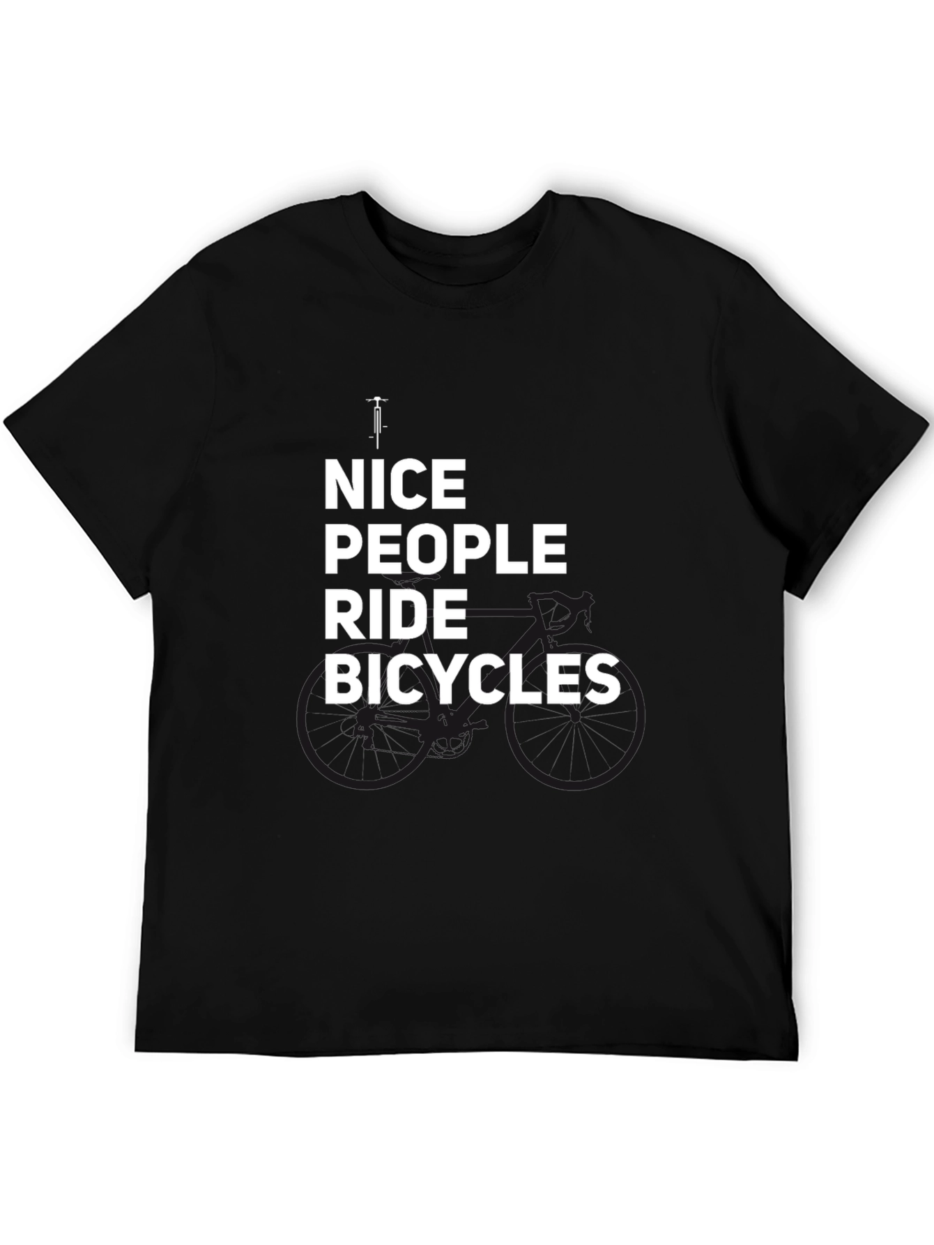Nice People Ride Bicycles Graphic Tee
