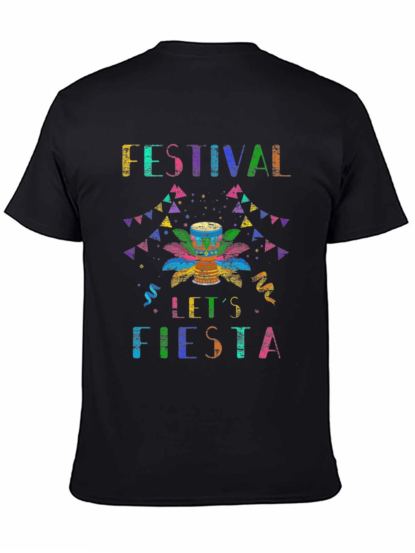 Festival Lets Fiesta Graphic T-Shirt