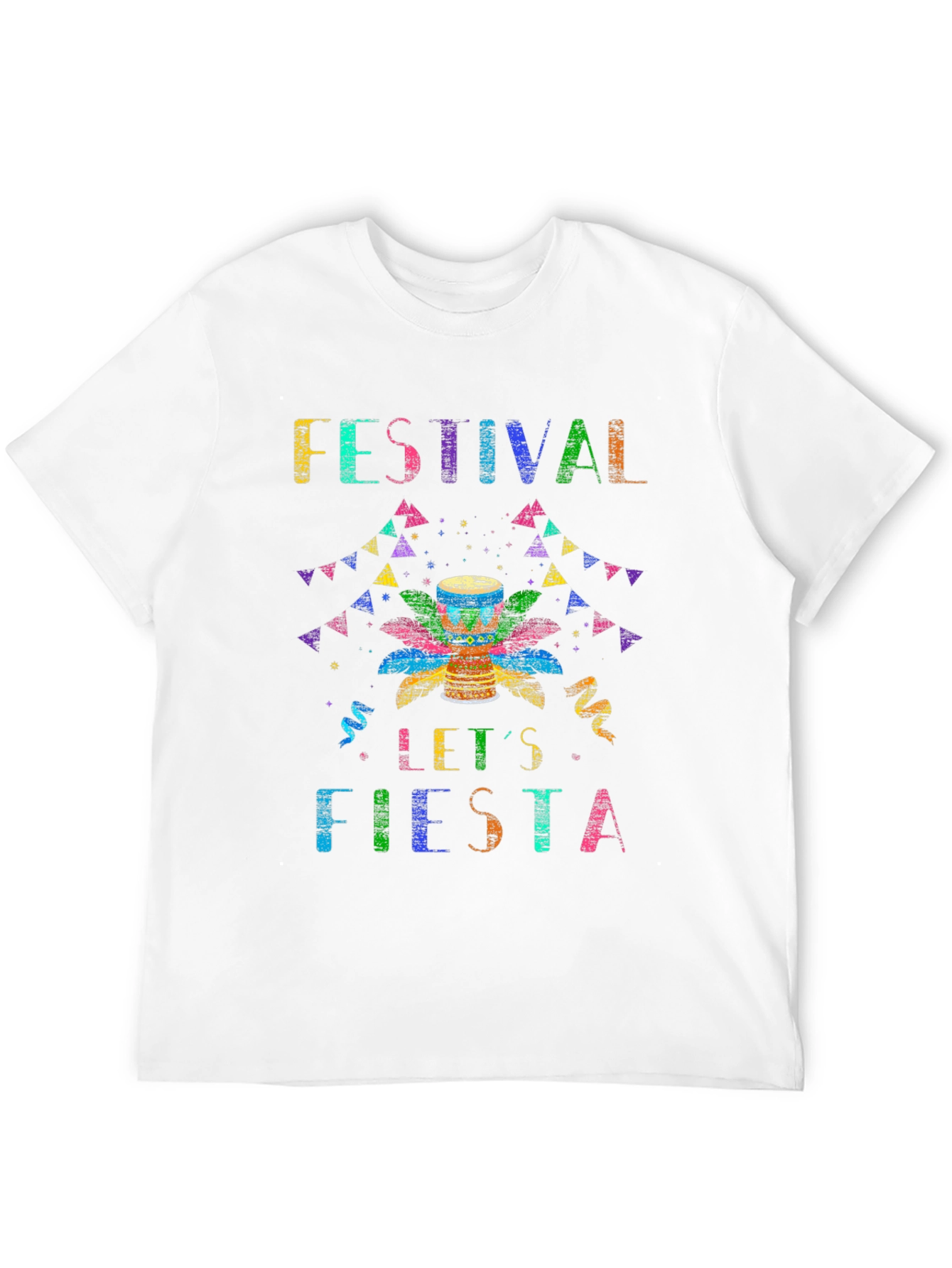 Festival Lets Fiesta Graphic T-Shirt