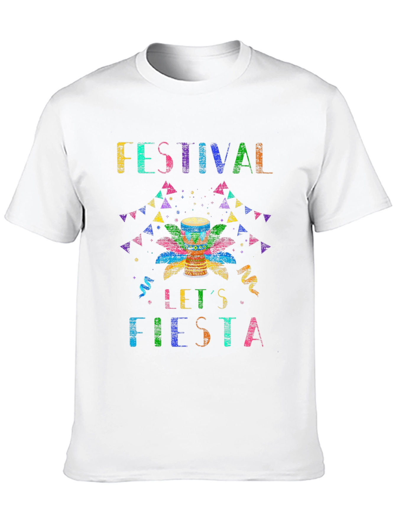 Festival Lets Fiesta Graphic T-Shirt