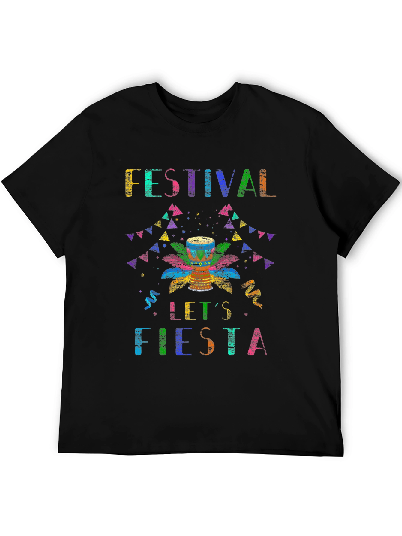 Festival Lets Fiesta Graphic T-Shirt