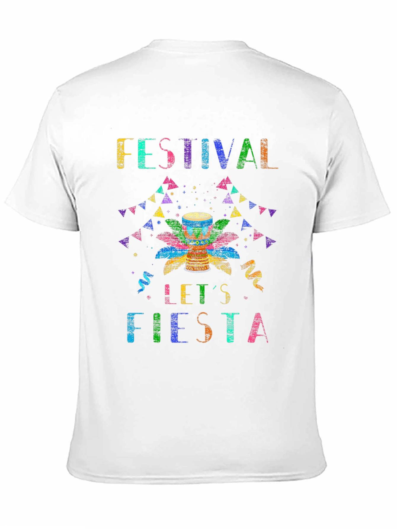 Festival Lets Fiesta Graphic T-Shirt