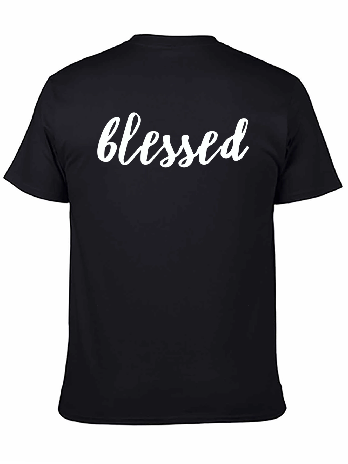 Blessed Black Crew Neck T-Shirt