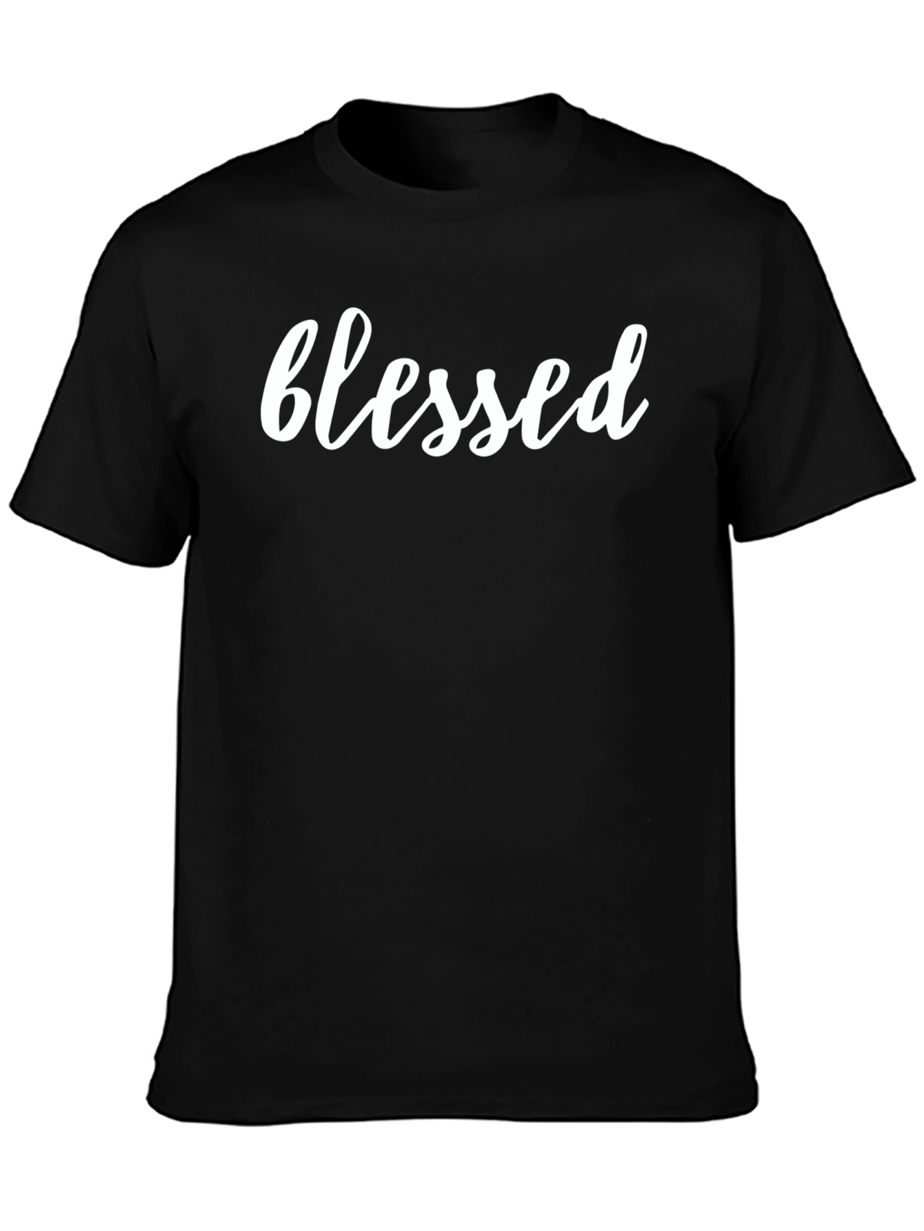 Blessed Black Crew Neck T-Shirt