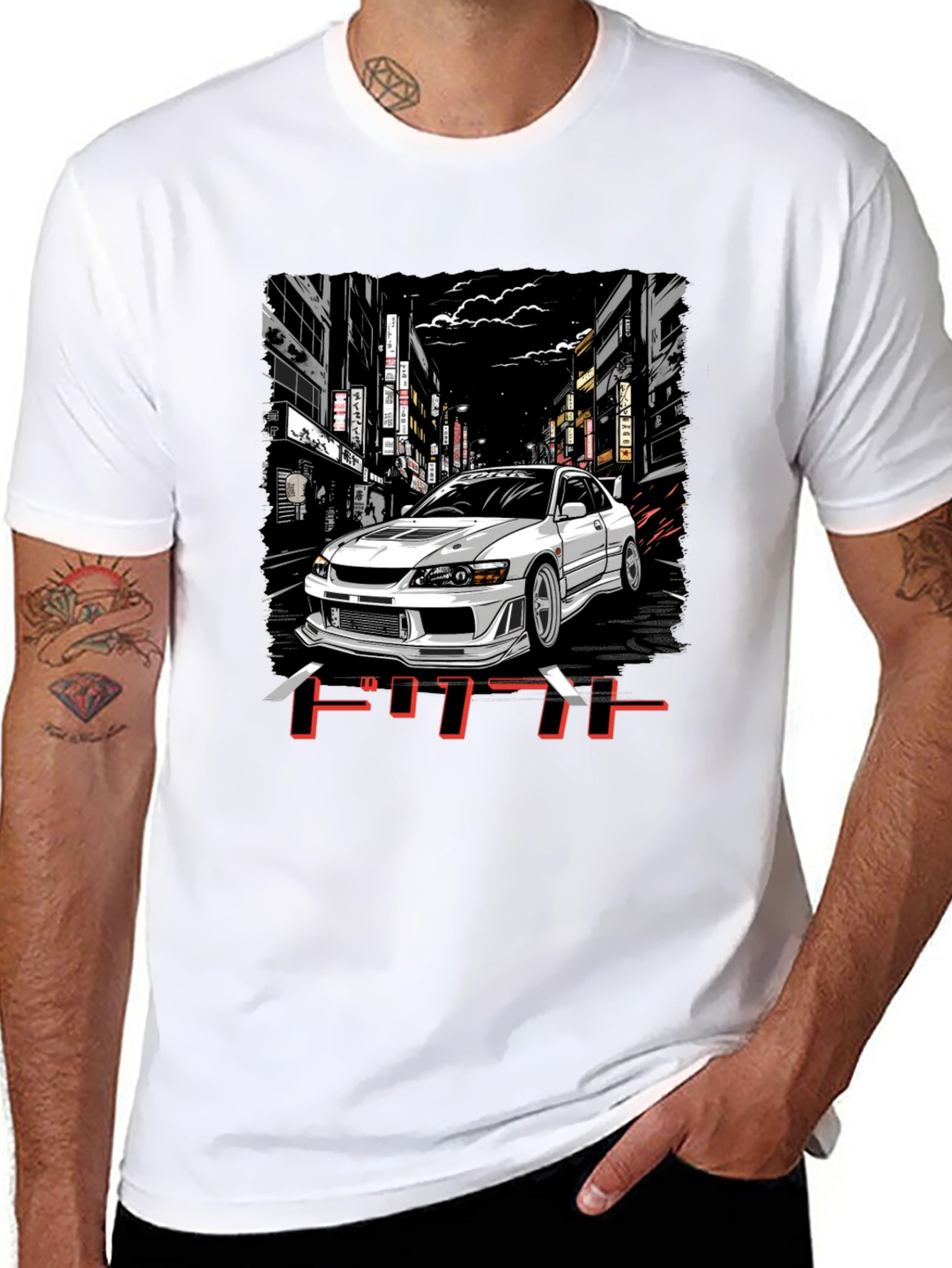 JDM Car Graphic Tee - Street Racing Style