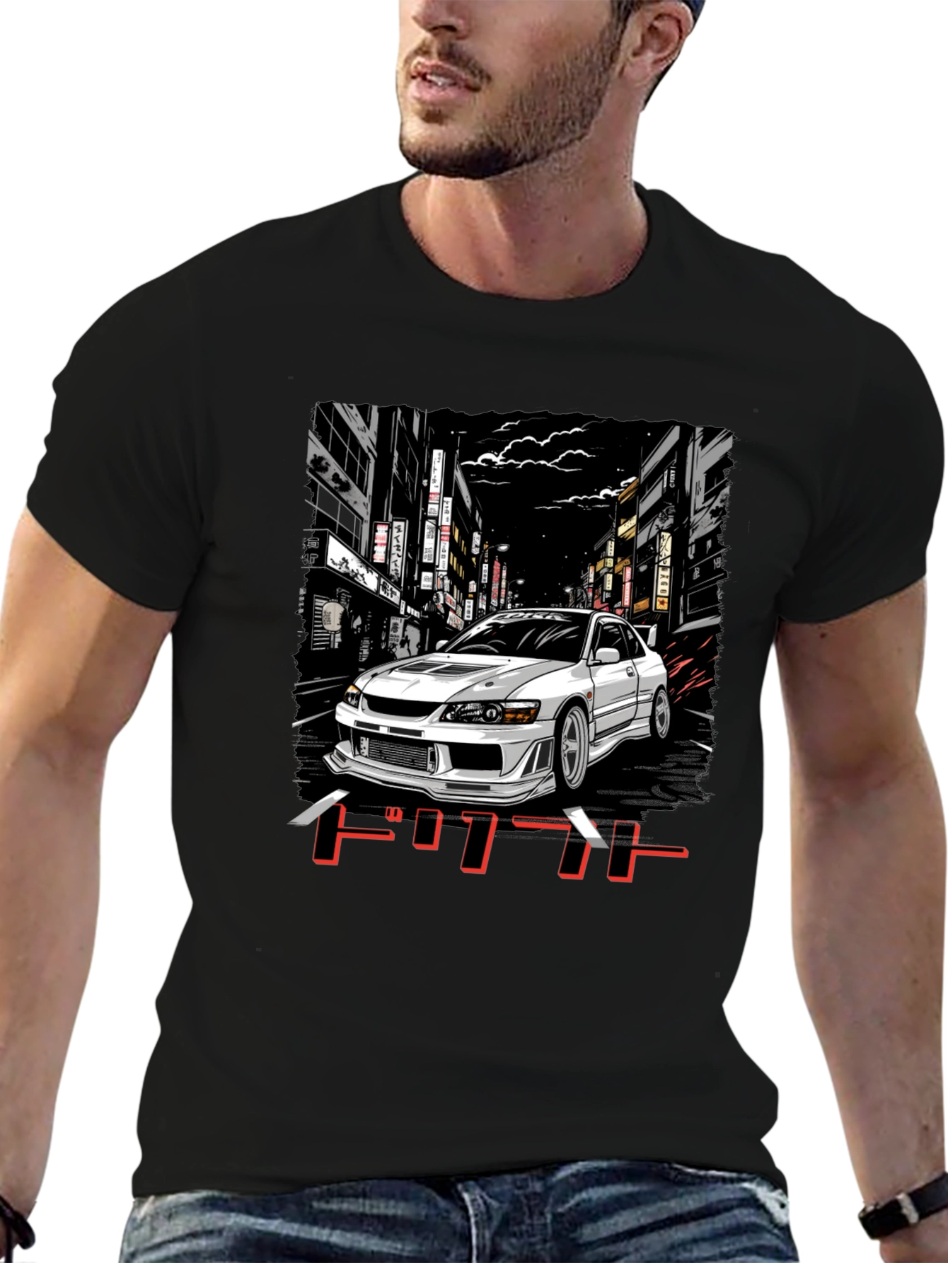 JDM Car Graphic Tee - Street Racing Style