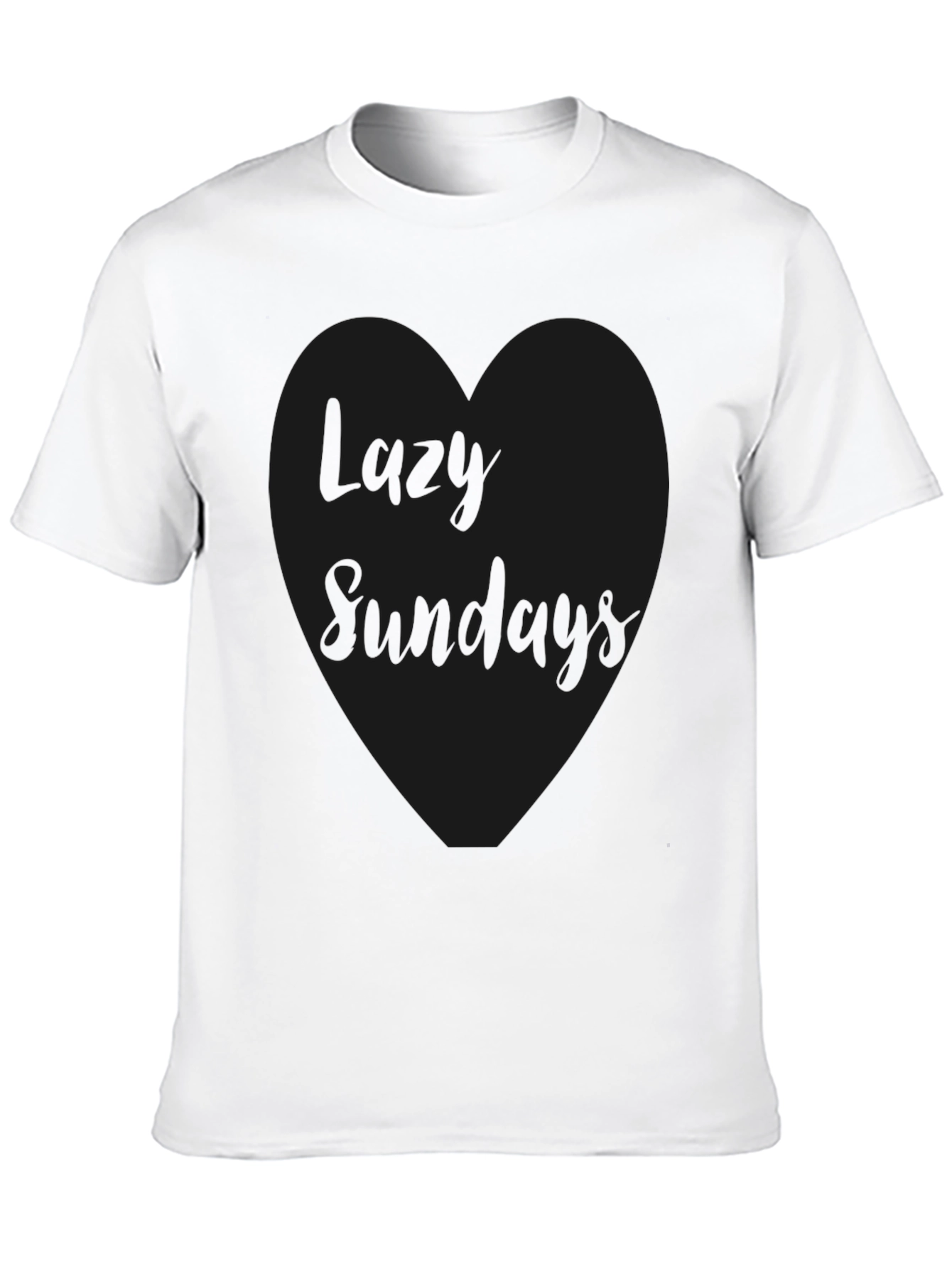 Lazy Sundays Graphic Tee - Relaxed Comfort