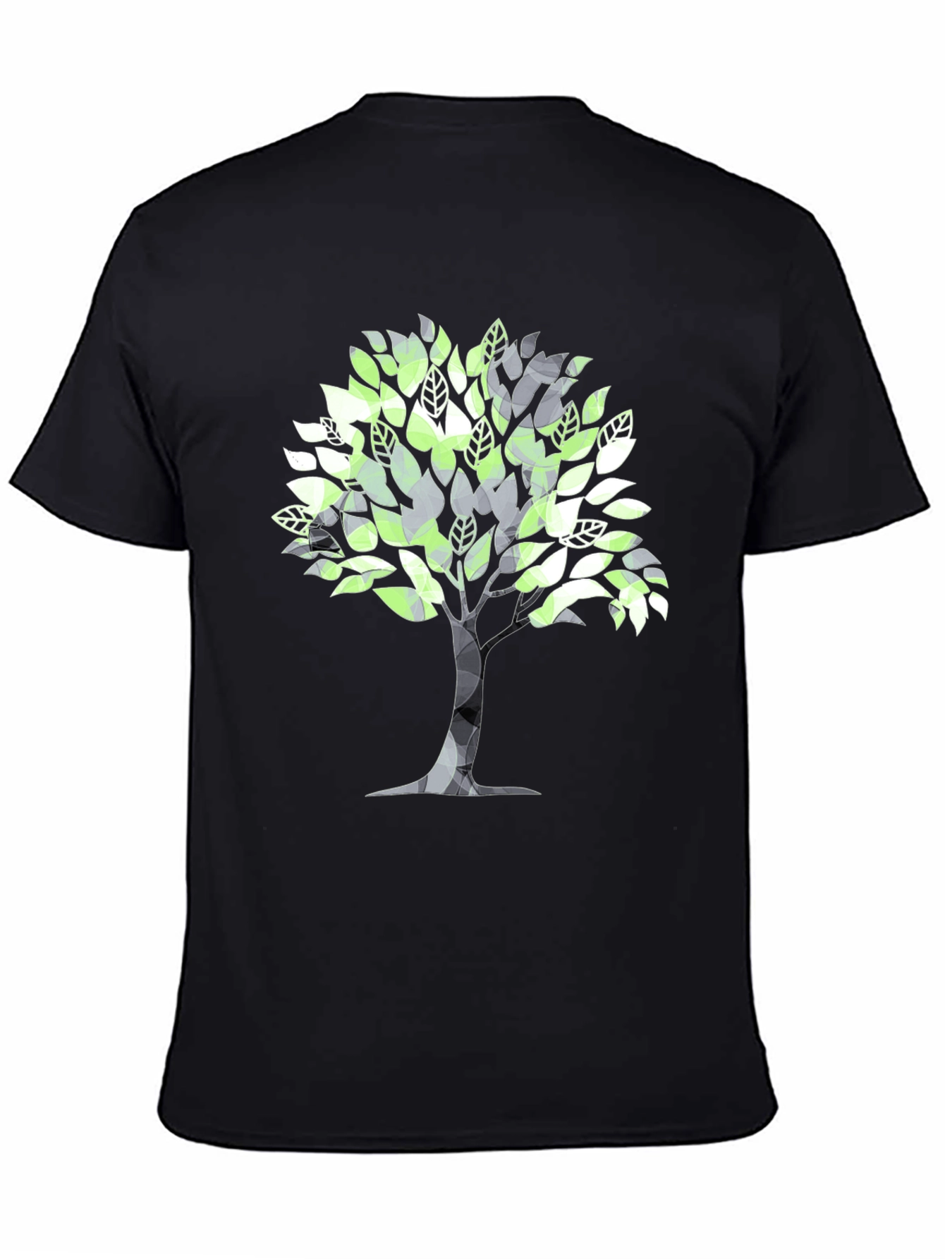 Geometric Tree Graphic Tee - Stylish & Modern