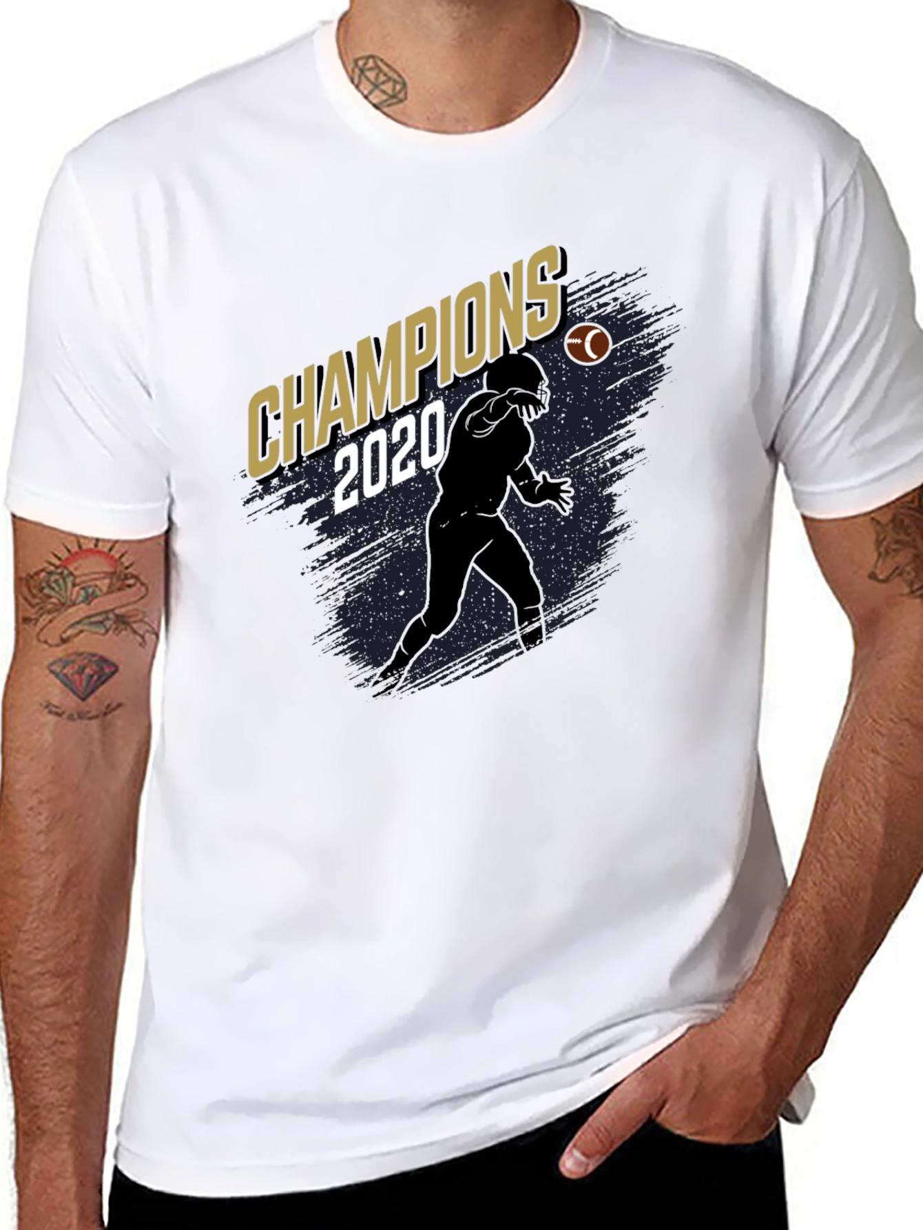 Champions 2020 Football Graphic T-Shirt