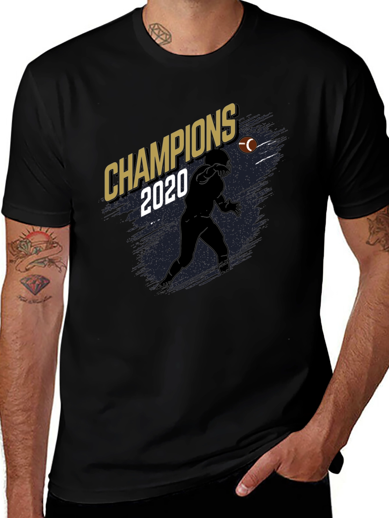 Champions 2020 Football Graphic T-Shirt