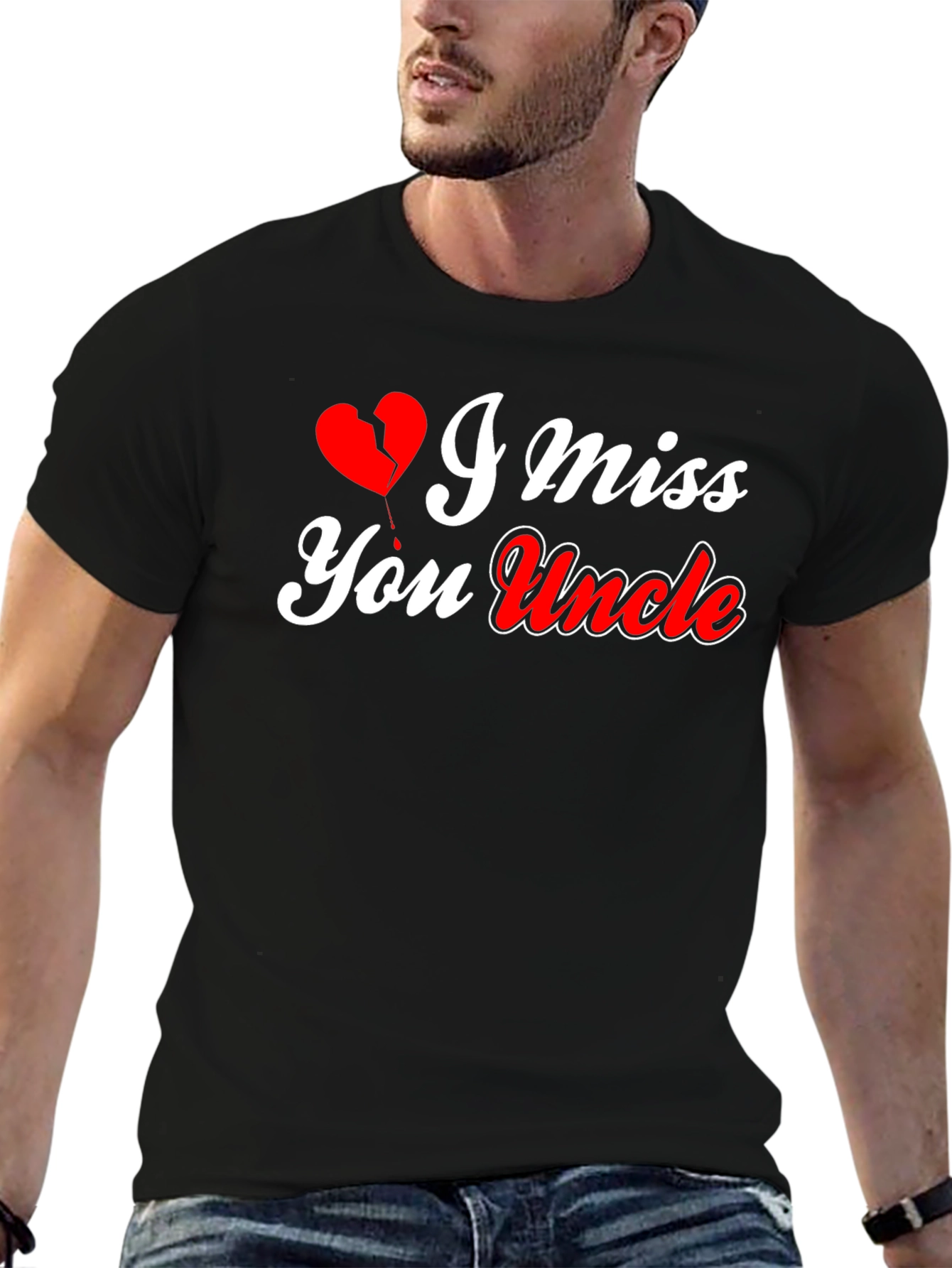I Miss You Uncle T-Shirt Memorial Gift