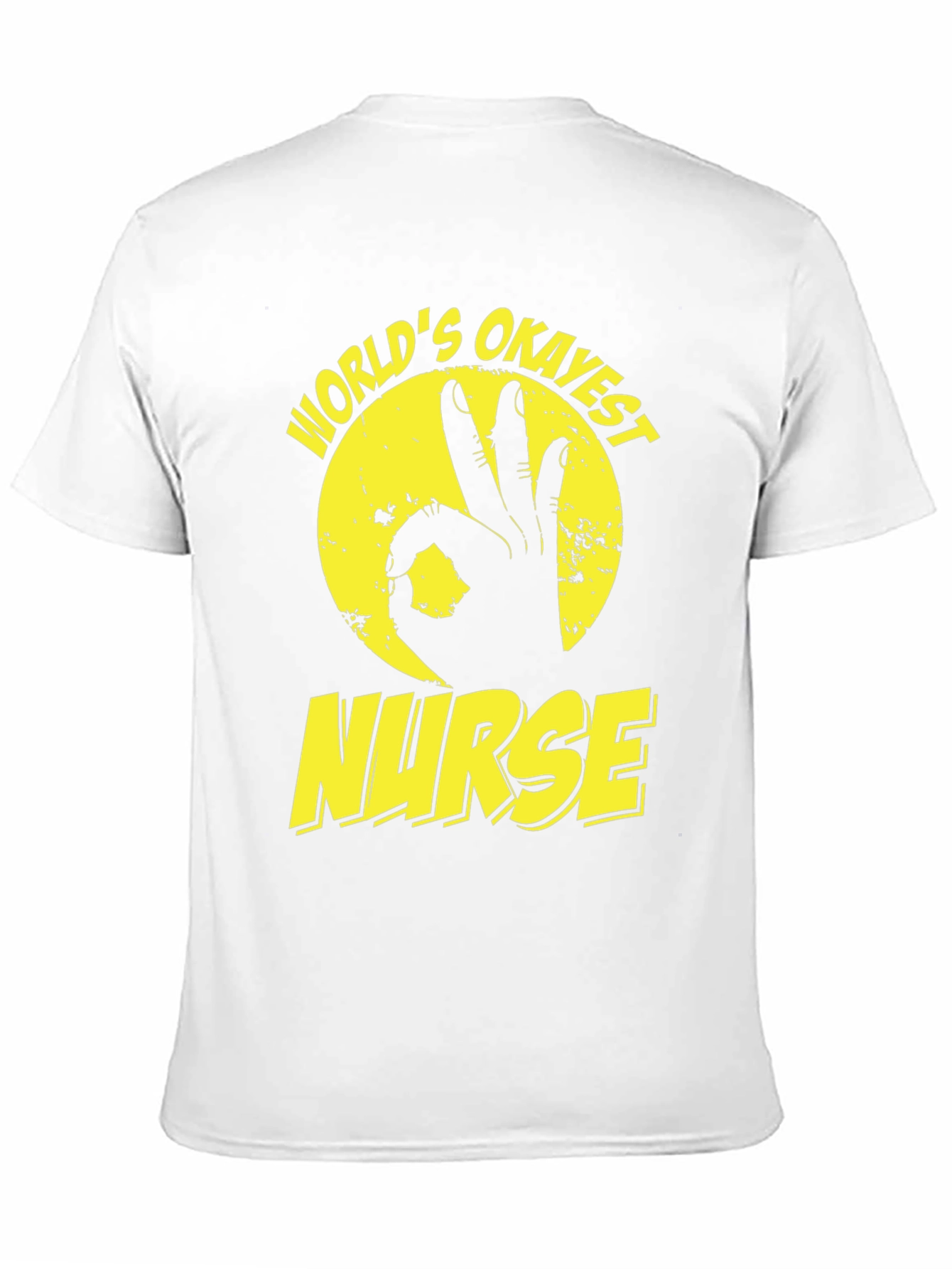 Worlds Okayest Nurse T-Shirt - Funny Graphic Tee