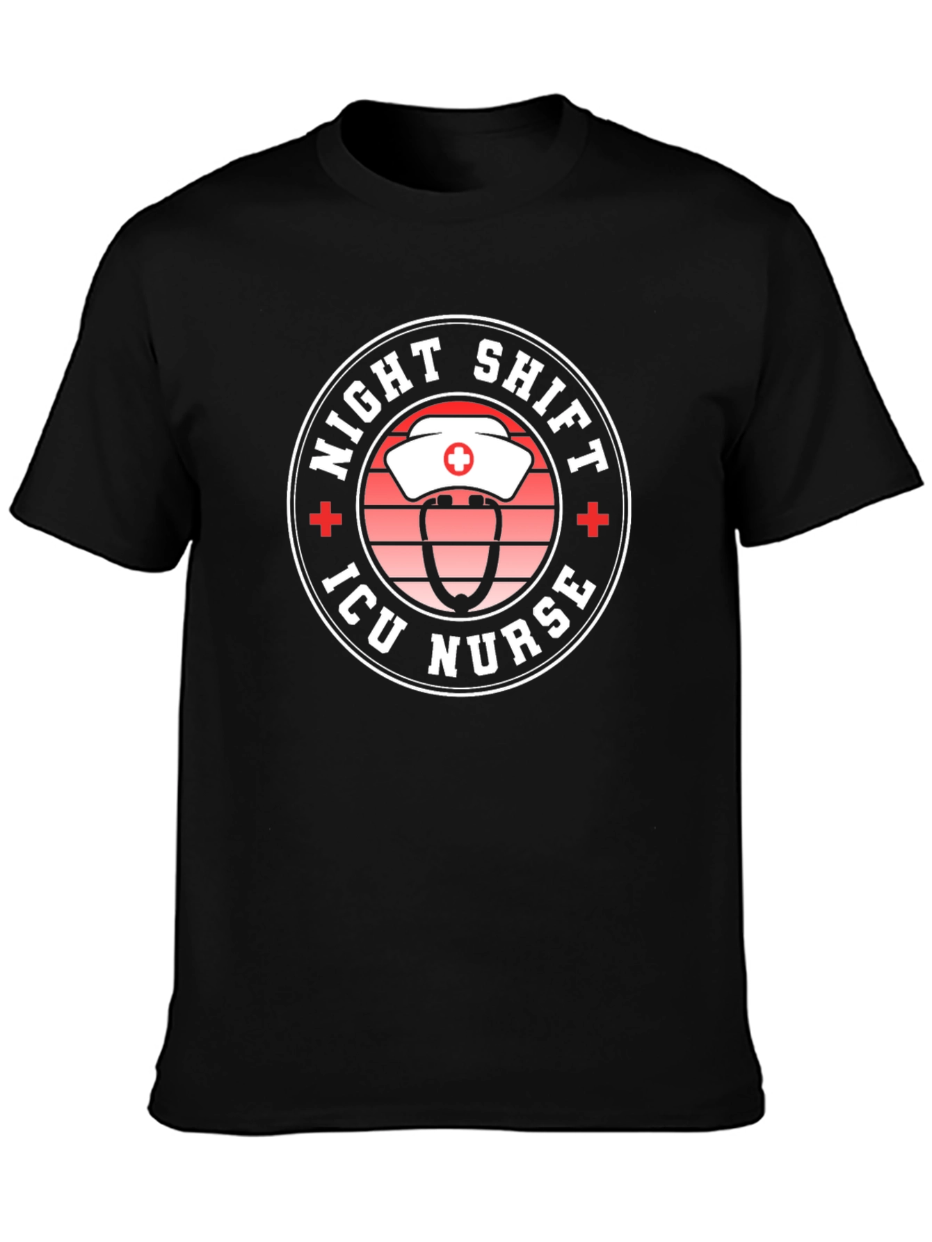 Night Shift ICU Nurse T-Shirt - Medical Professional Apparel