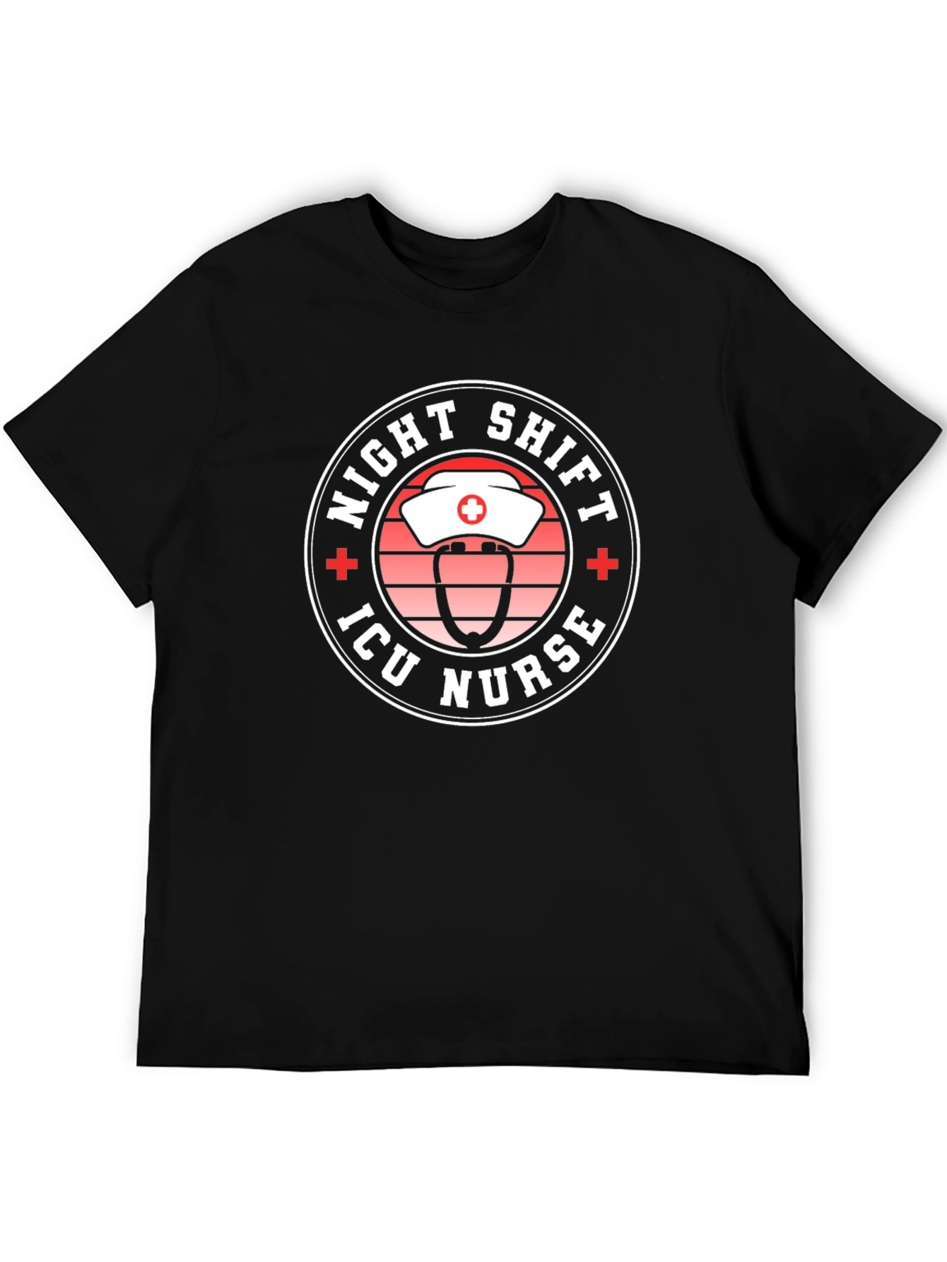 Night Shift ICU Nurse T-Shirt - Medical Professional Apparel