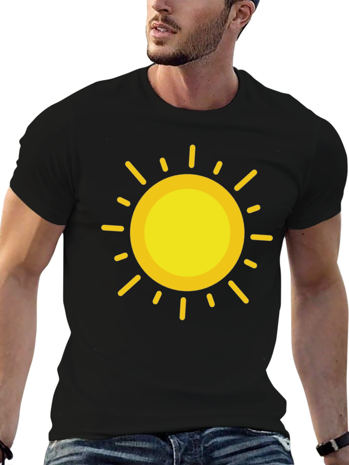 Sunny Day Graphic Tee - Black