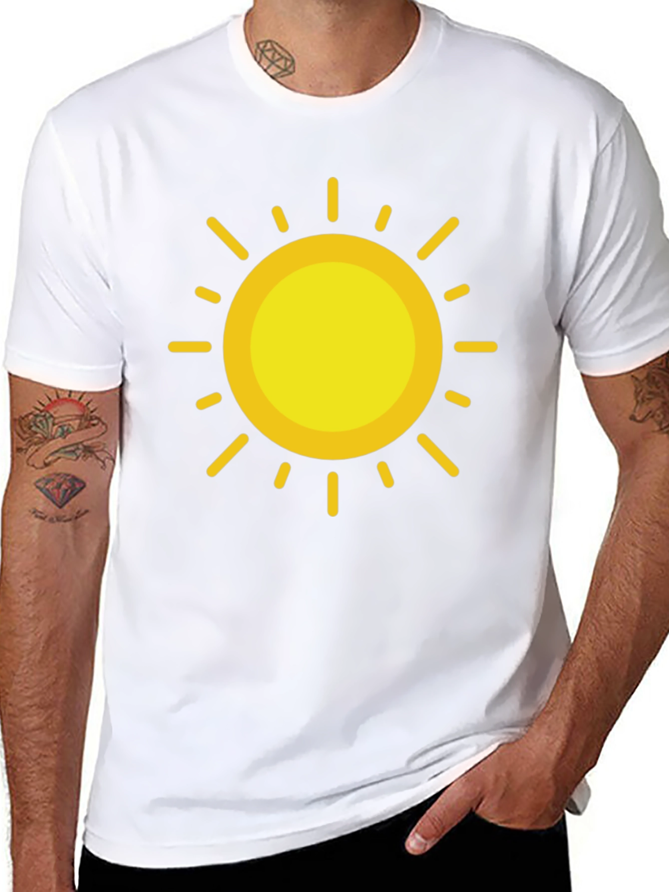 Sunny Day Graphic Tee - Black