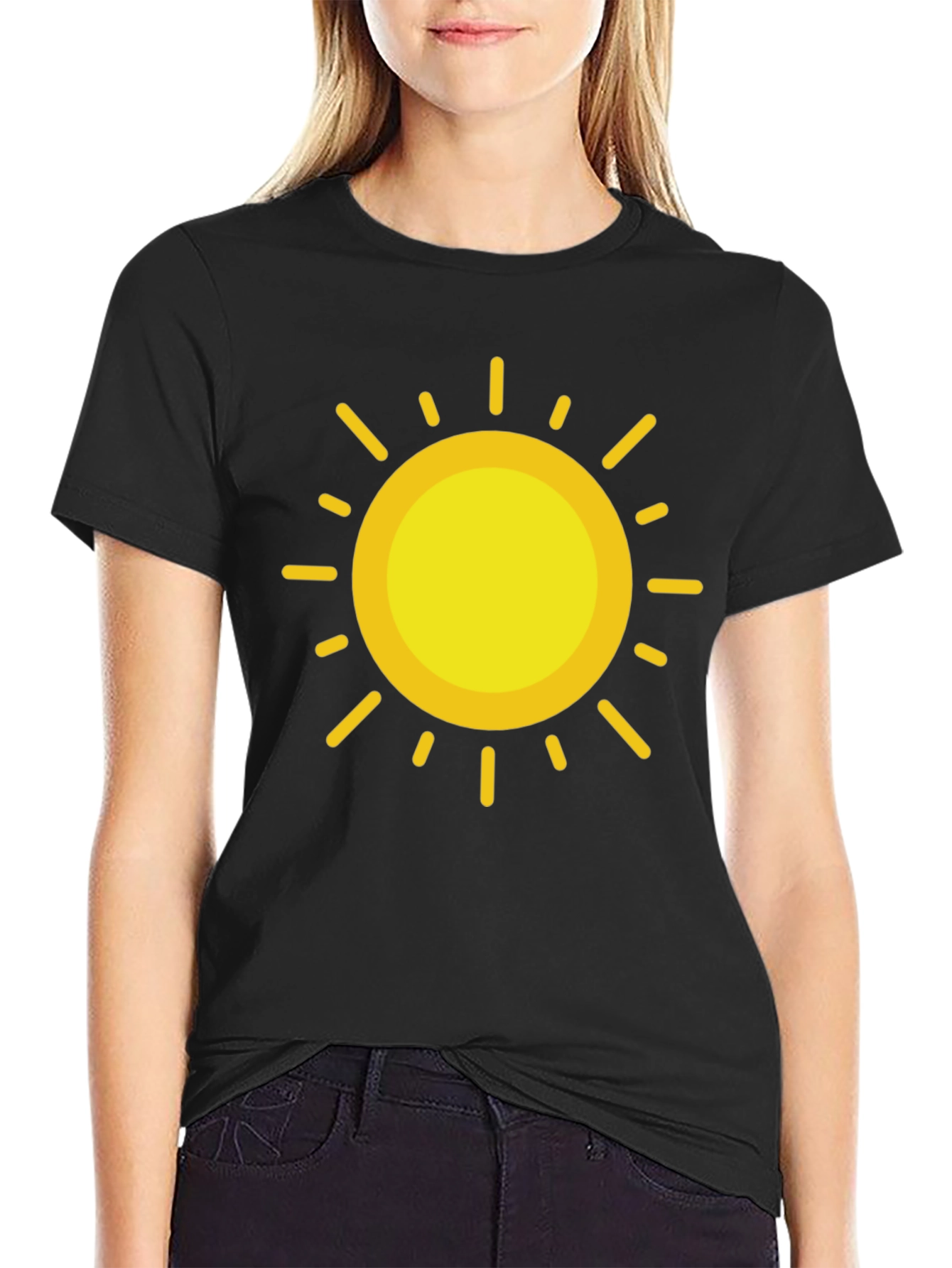 Sunny Day Graphic Tee - Black