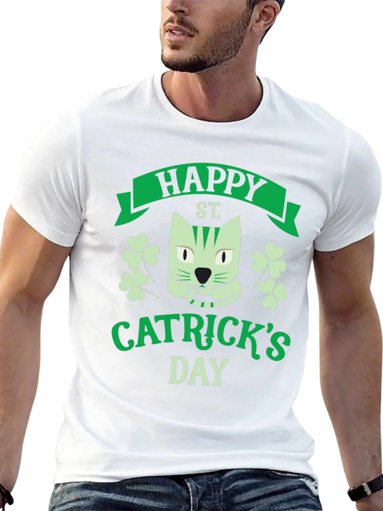Happy Catricks Day Black T-Shirt