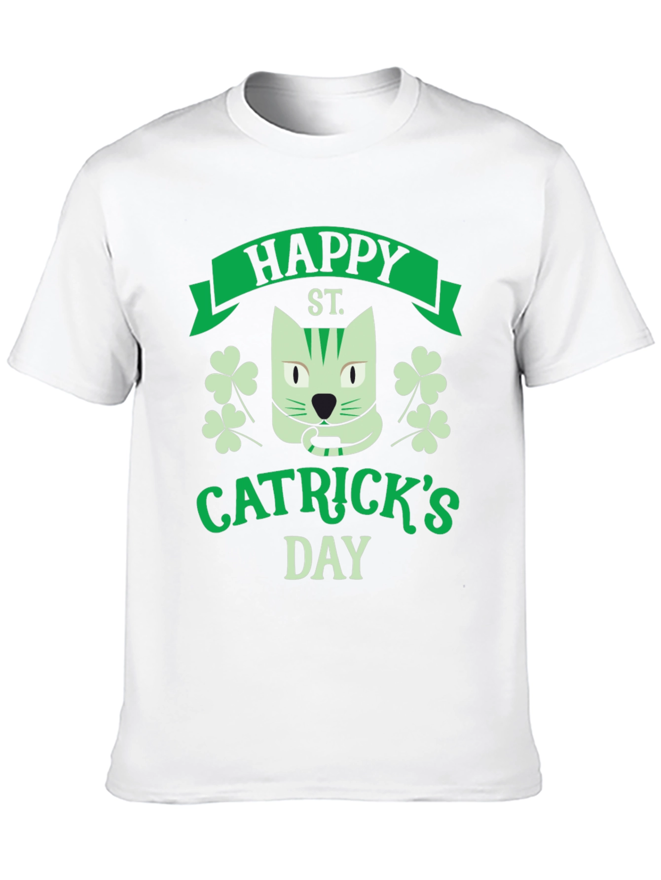 Happy Catricks Day Black T-Shirt