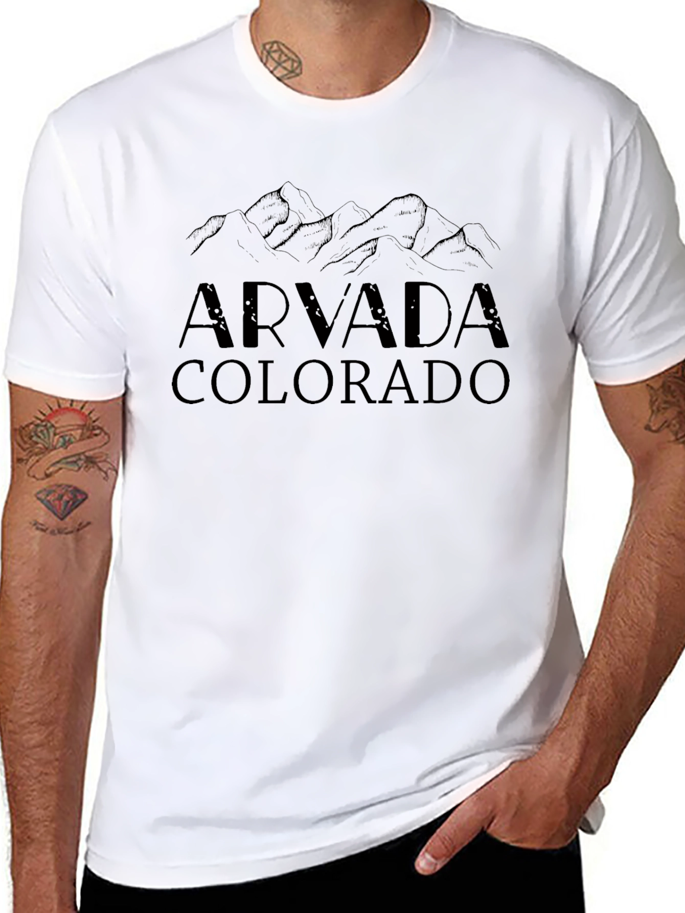 Arvada Colorado Mountain T-Shirt