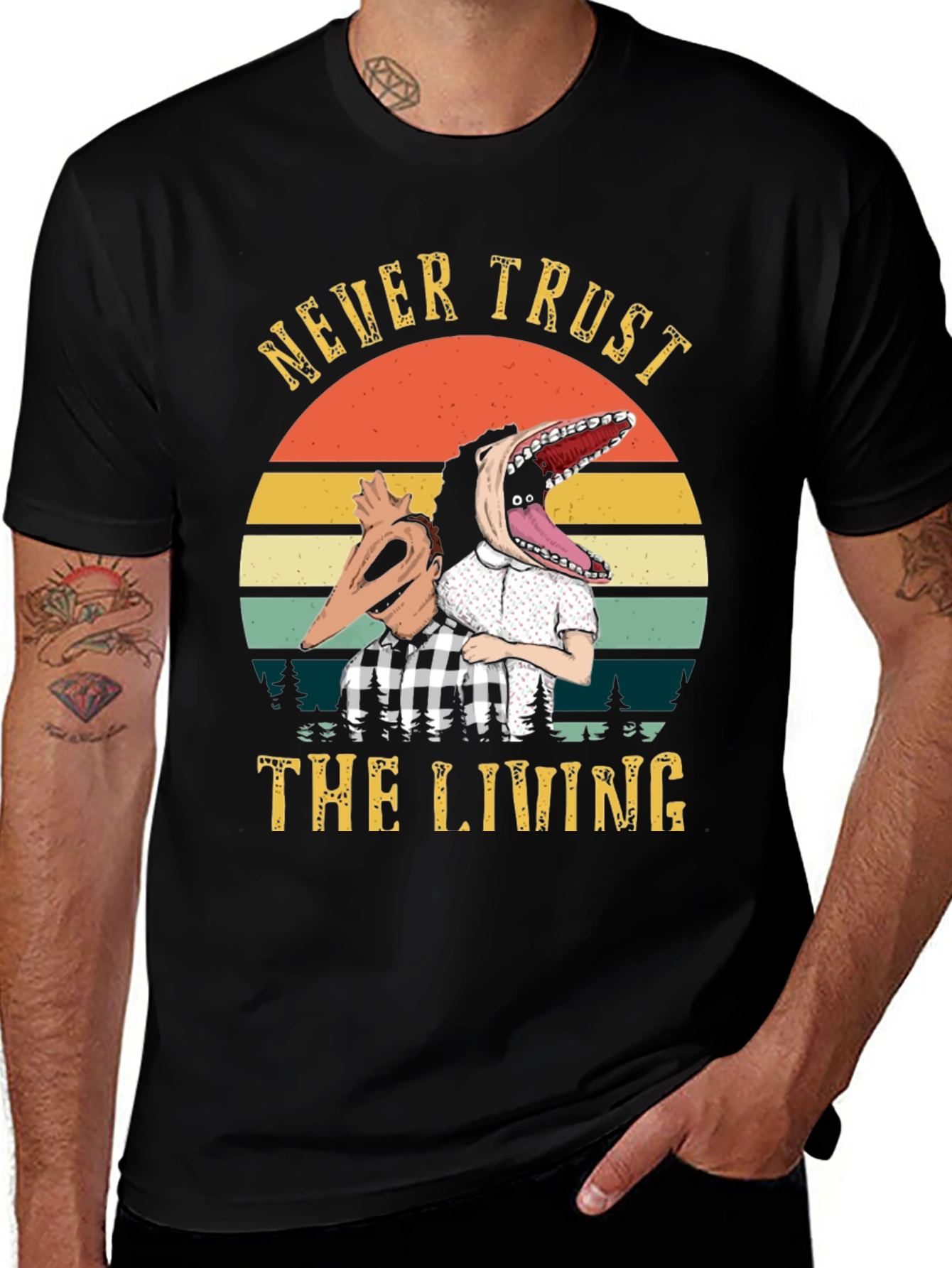 Never Trust the Living Graphic Tee