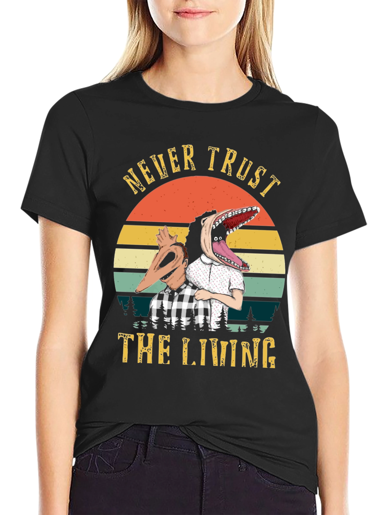 Never Trust the Living Graphic Tee