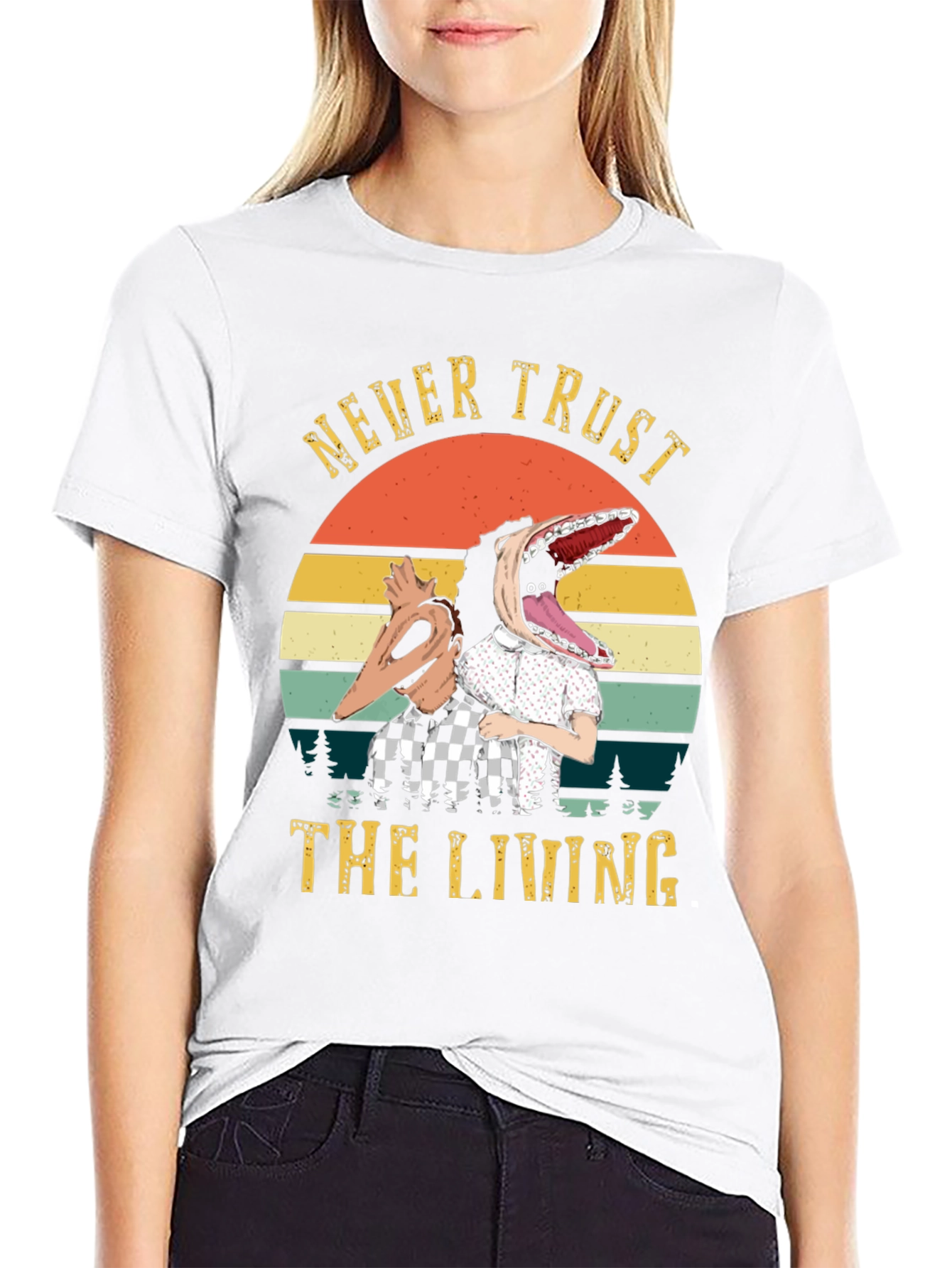 Never Trust the Living Graphic Tee