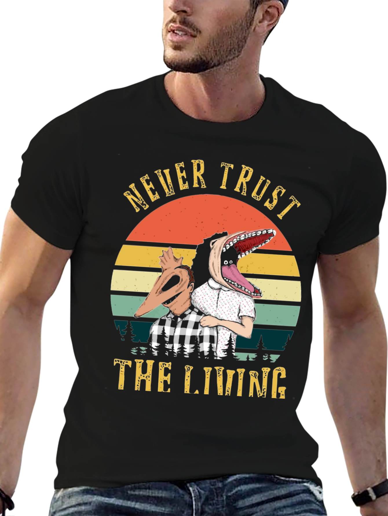 Never Trust the Living Graphic Tee