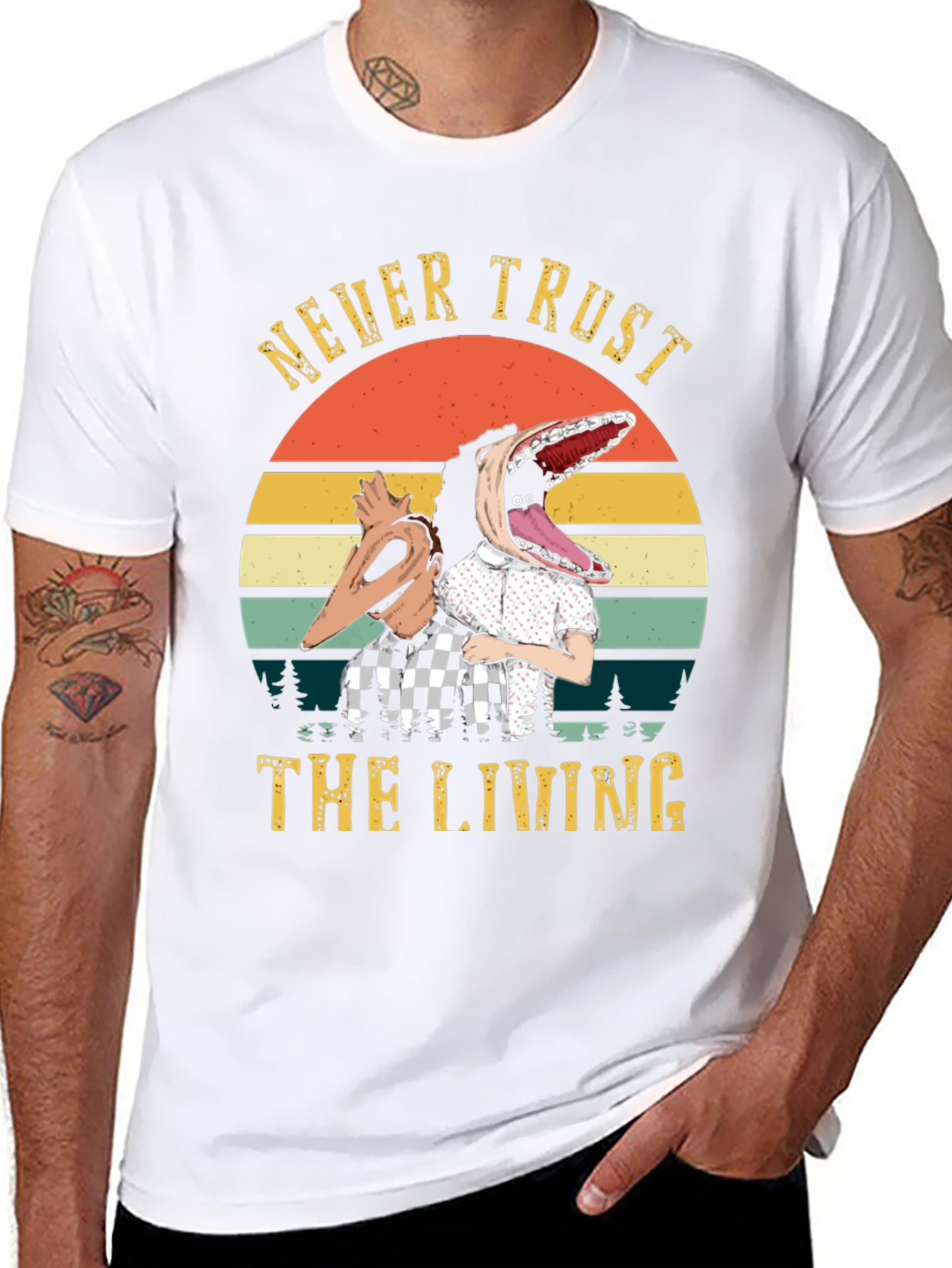 Never Trust the Living Graphic Tee
