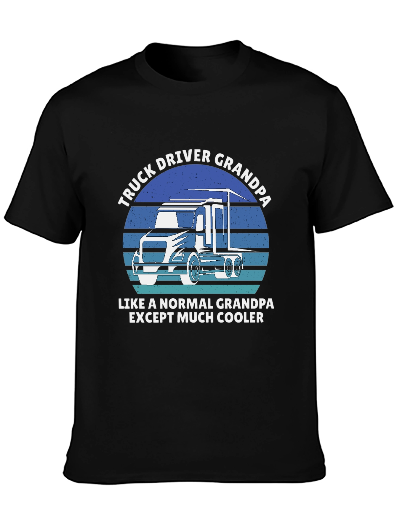 Truck Driver Grandpa T-Shirt - Cool Grandpa Tee