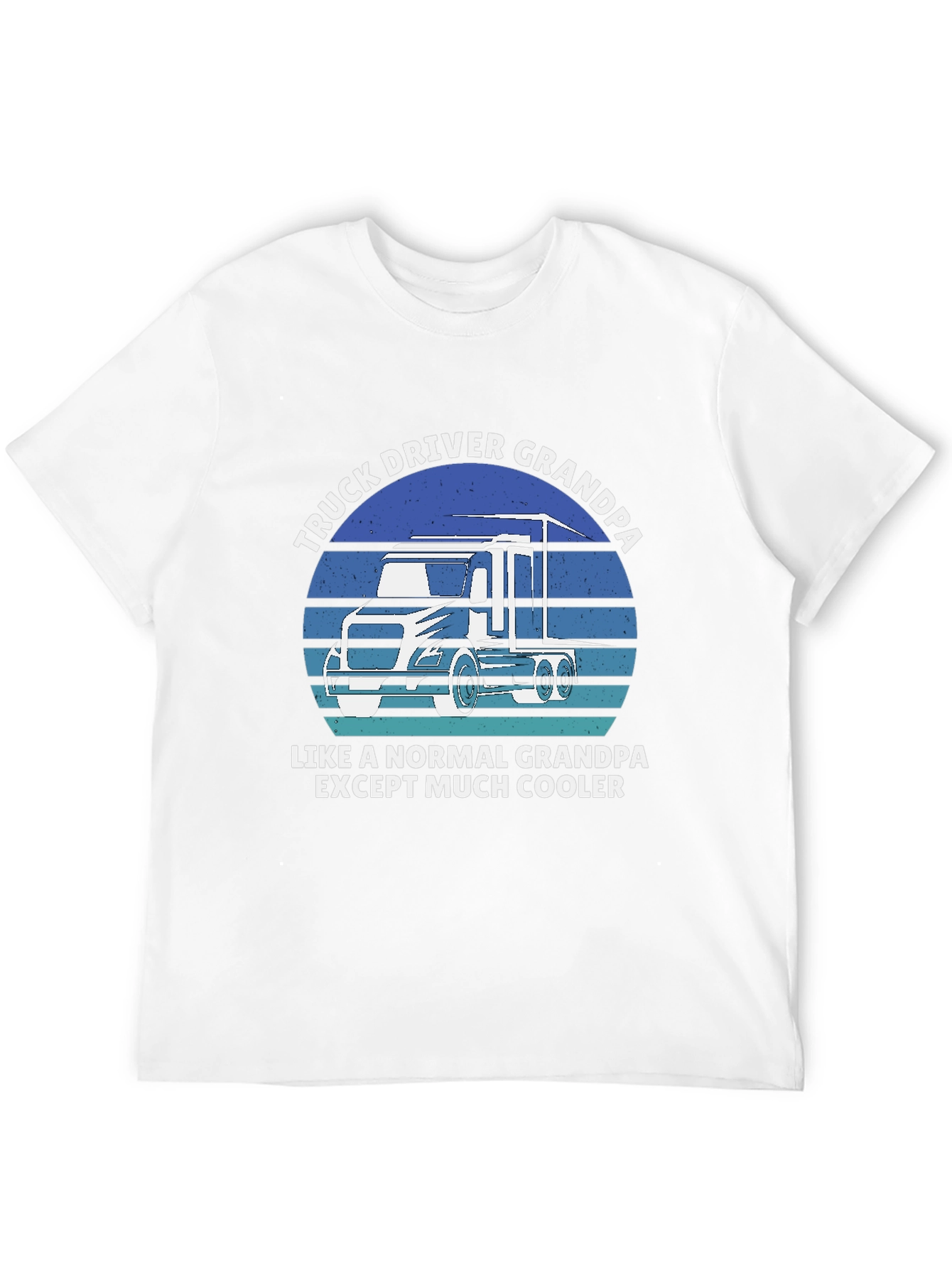Truck Driver Grandpa T-Shirt - Cool Grandpa Tee