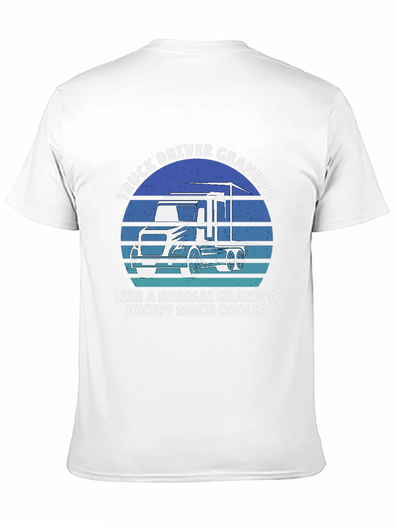 Truck Driver Grandpa T-Shirt - Cool Grandpa Tee