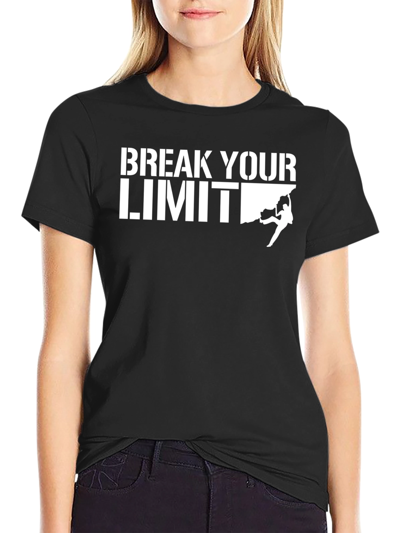 Break Your Limit Graphic Tee - Rock Climbing Shirt