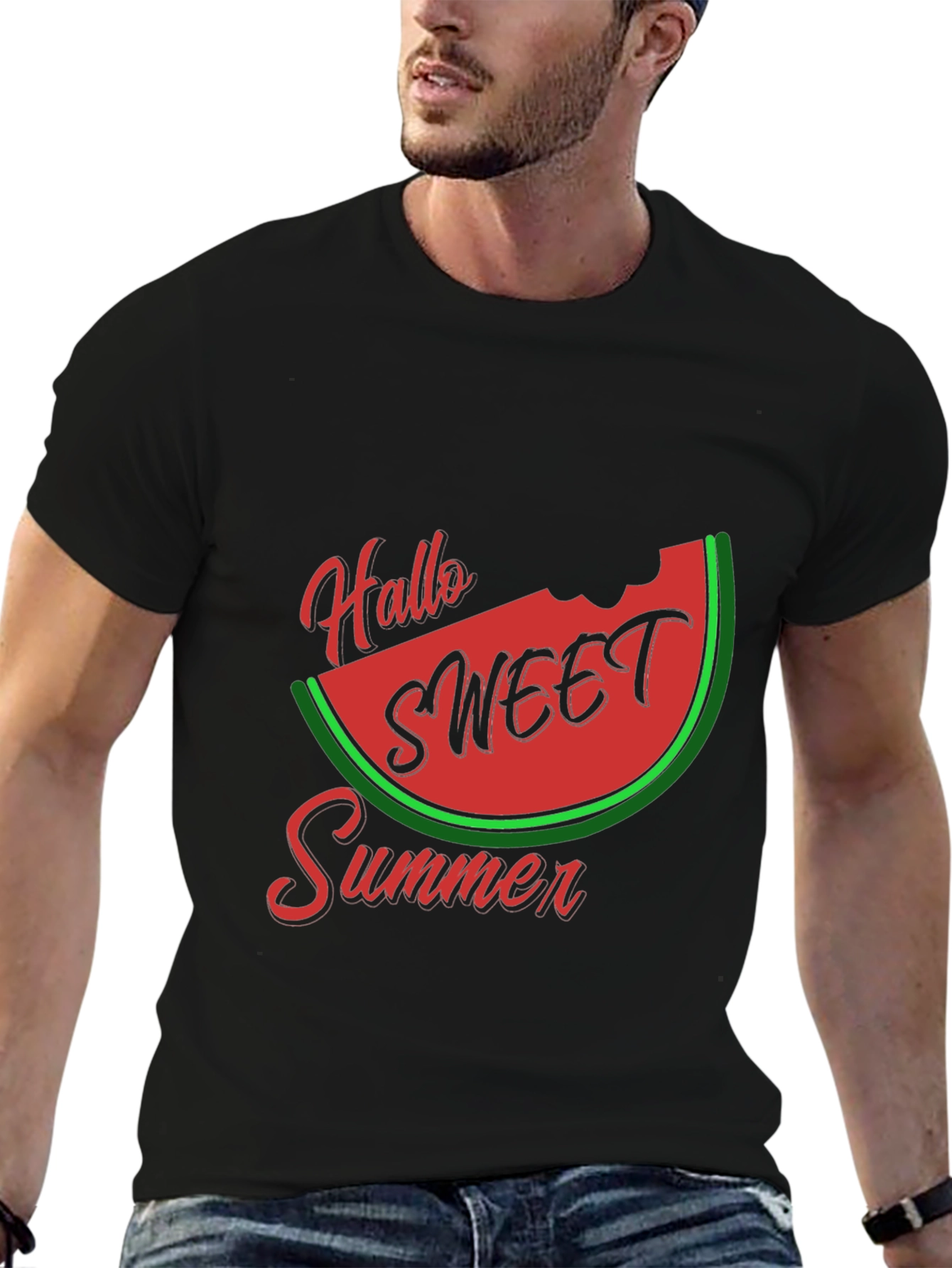 Summer Watermelon Graphic T-Shirt