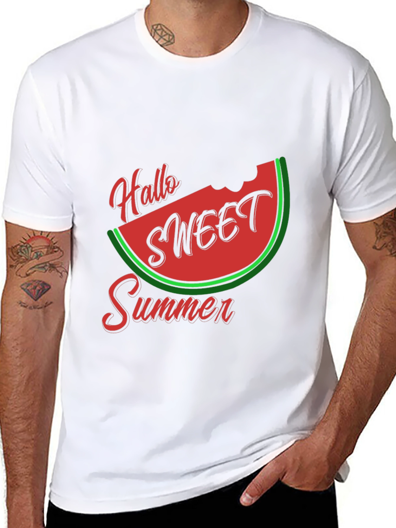 Summer Watermelon Graphic T-Shirt