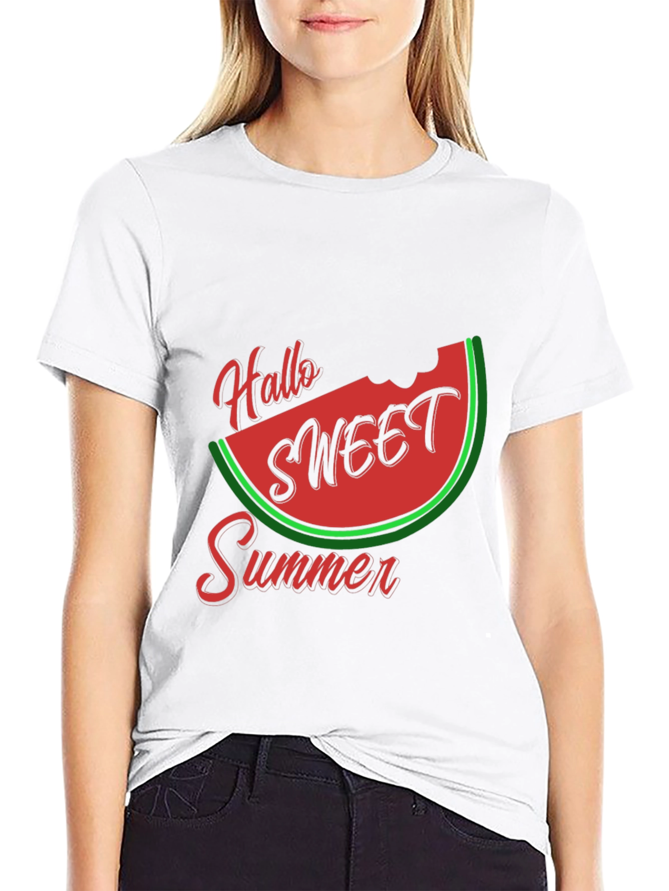 Summer Watermelon Graphic T-Shirt