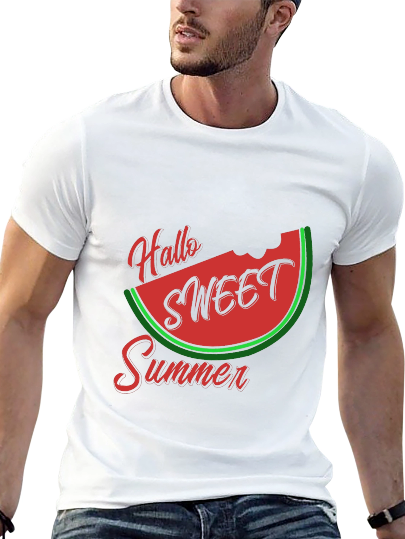 Summer Watermelon Graphic T-Shirt